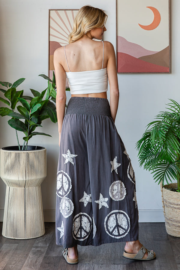 OLI + HALI Washed Peace + Star Tencel Pants on Simply Obsessed