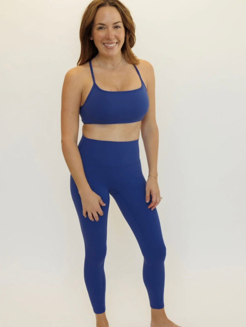 "Olivia" Open Back Low Impact Sports Bra w/ Removable Pads on Simply Obsessed