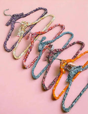 MALIBU HIPPIE Pack of 6 Fabric Wrapped Hangers