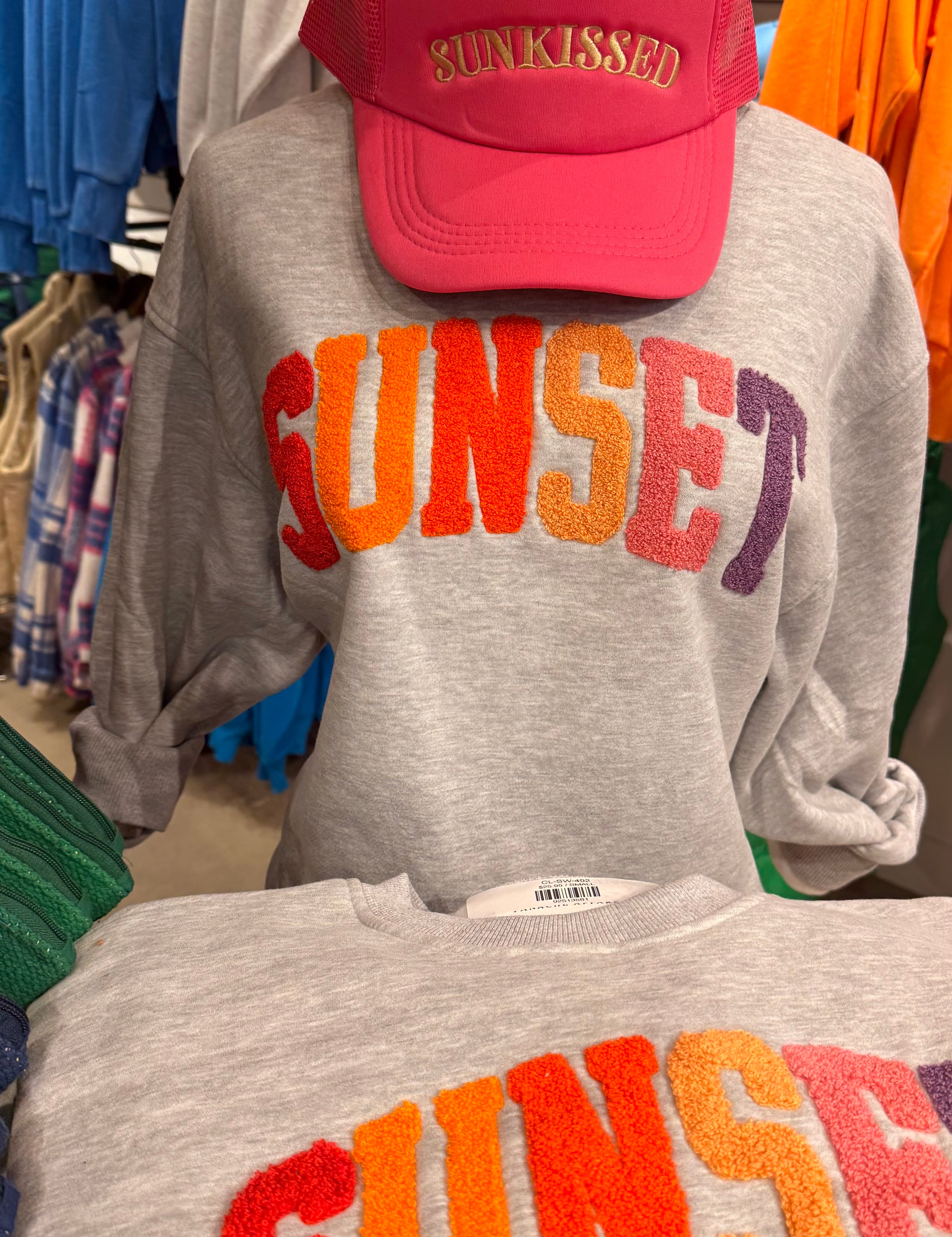 PANACHE Sunset Sweatshirt - H GREY on Simply Obsessed