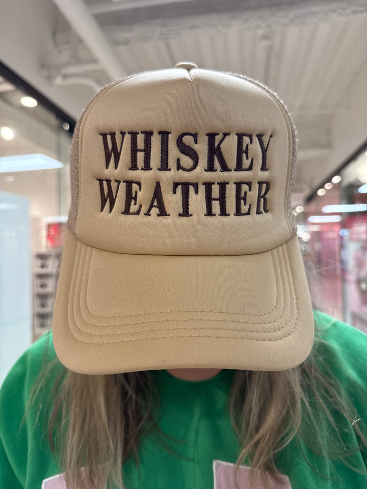 PANACHE Whiskey Weather Trucker Hat on Simply Obsessed