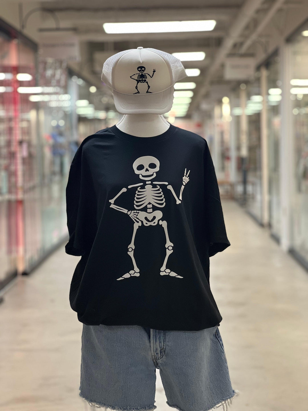 Peace Out Skeleton Tee by Malibu Hippie on Synergy Marketplace