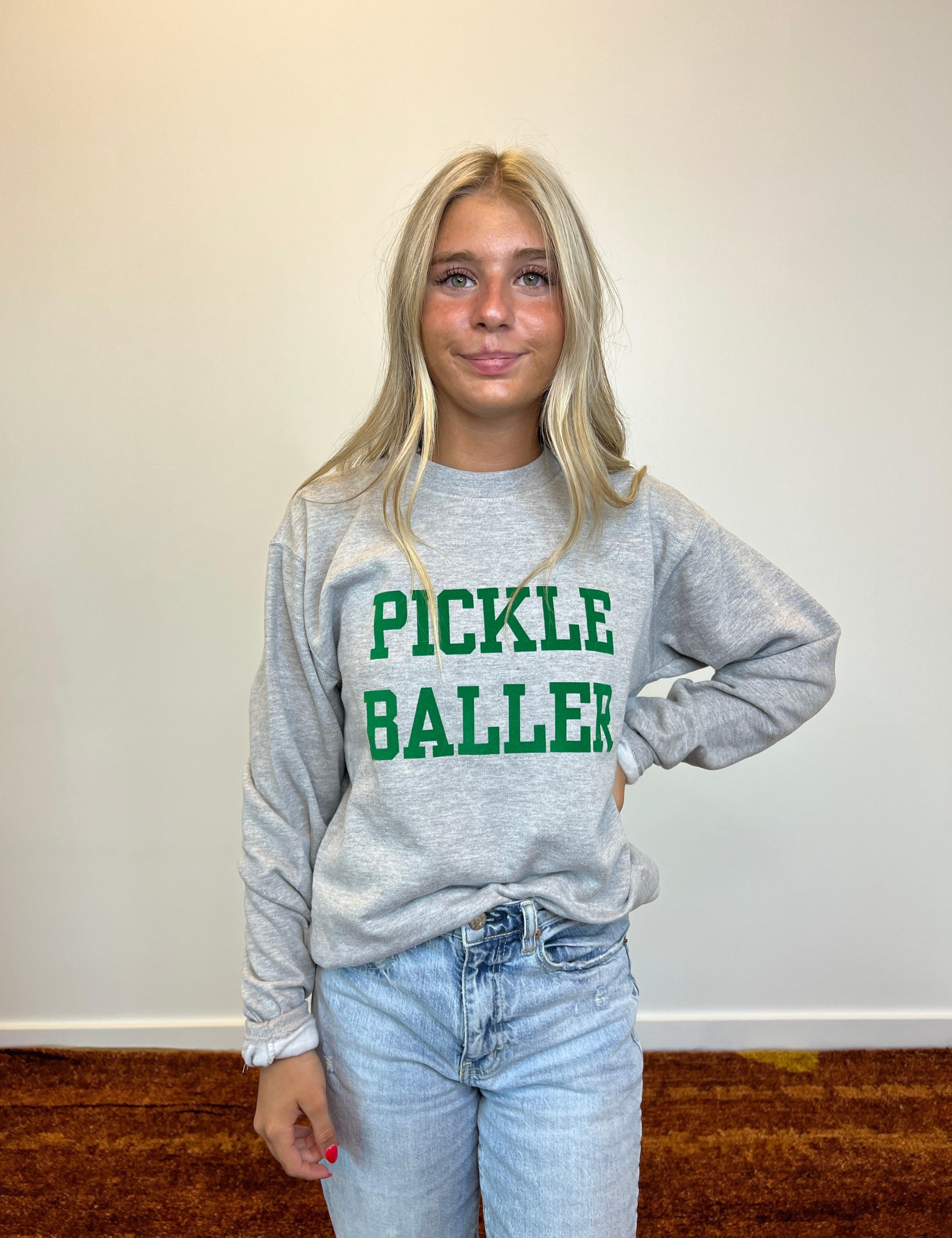 Pickleballer Sweatshirt on Simply Obsessed