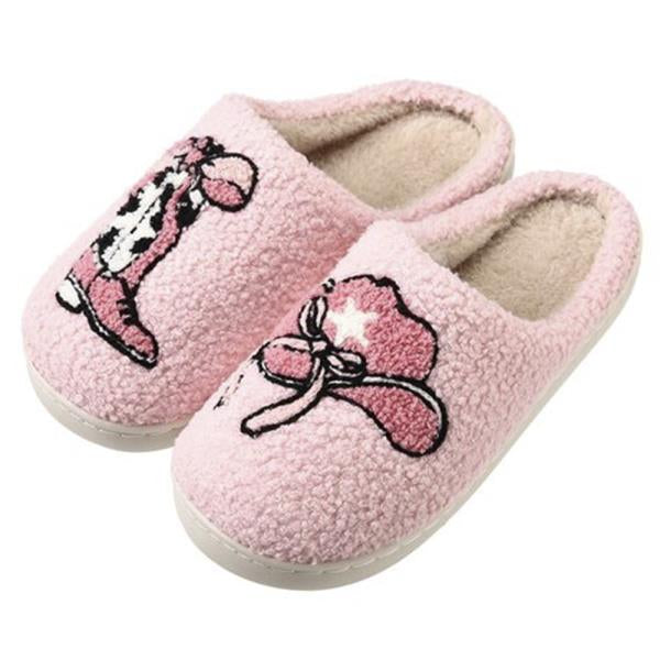 Pink Cowgirl Slippers on Simply Obsessed