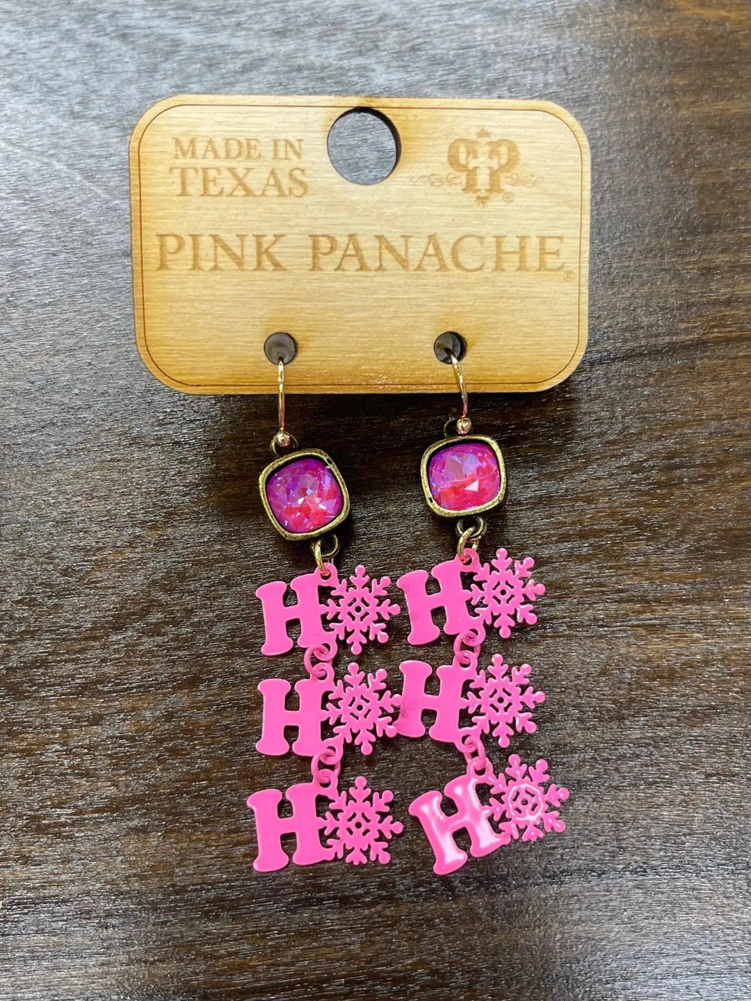 Pink Ho Ho Ho Earrings on Simply Obsessed