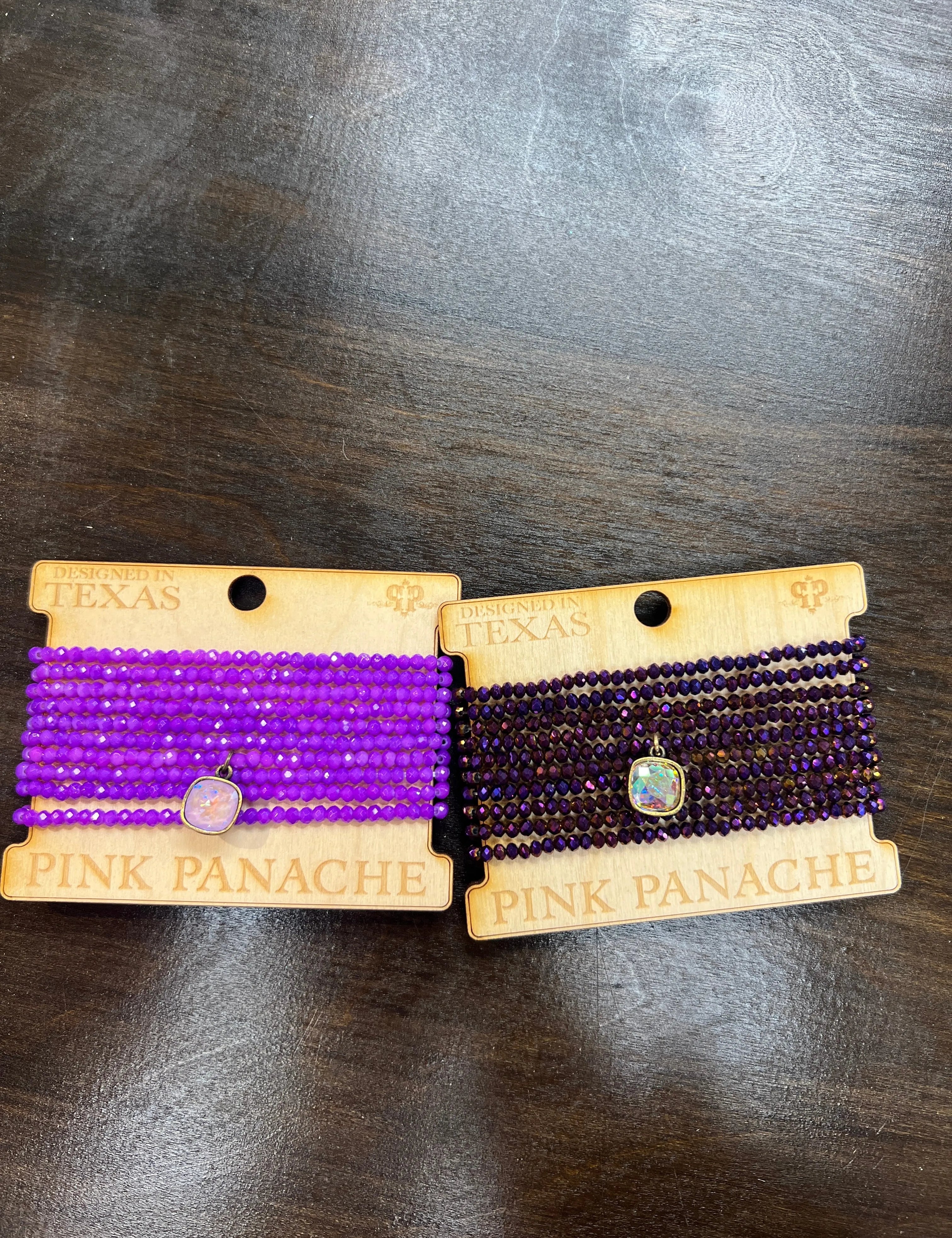 PINK PANACHE 10-Layer Purple Bracelet Stacks on Simply Obsessed