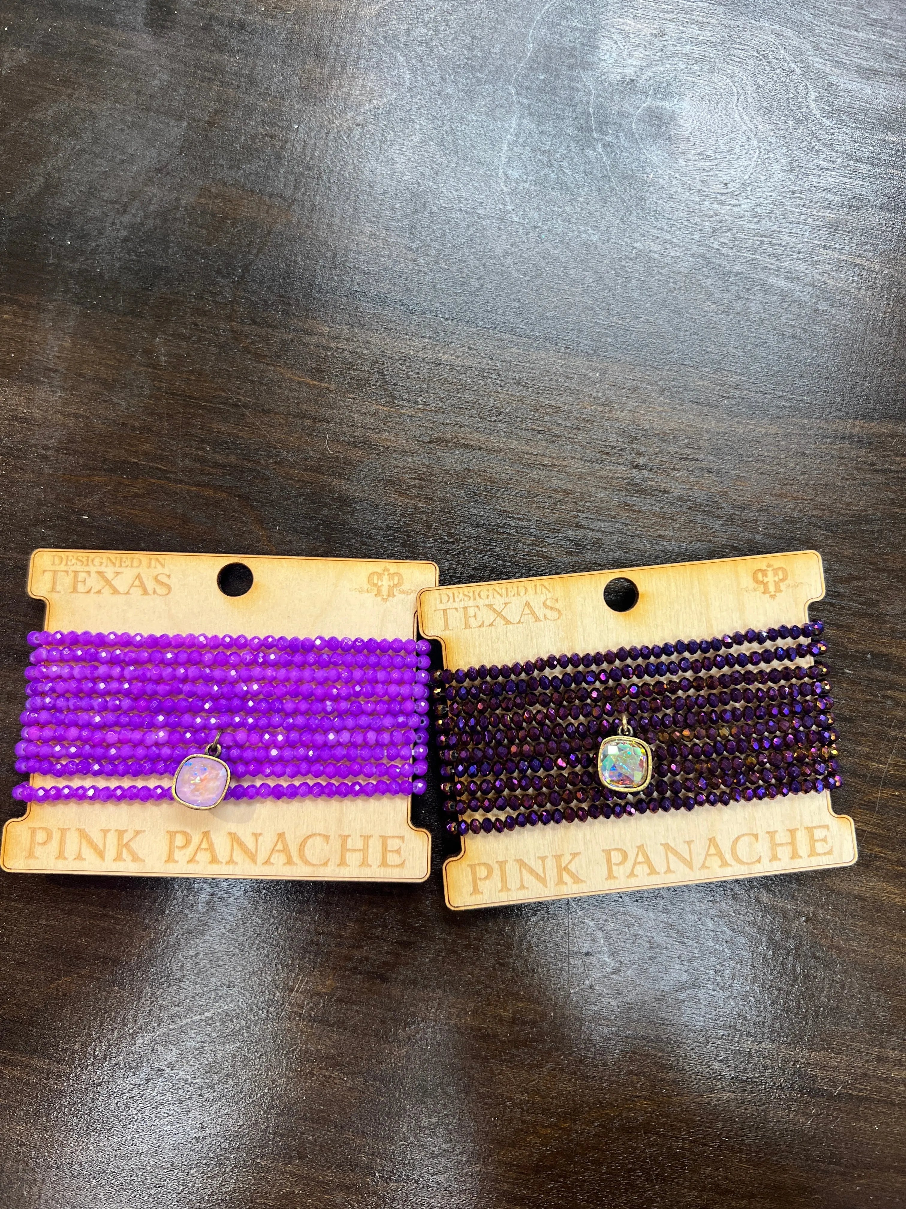 PINK PANACHE 10-Layer Purple Bracelet Stacks on Simply Obsessed