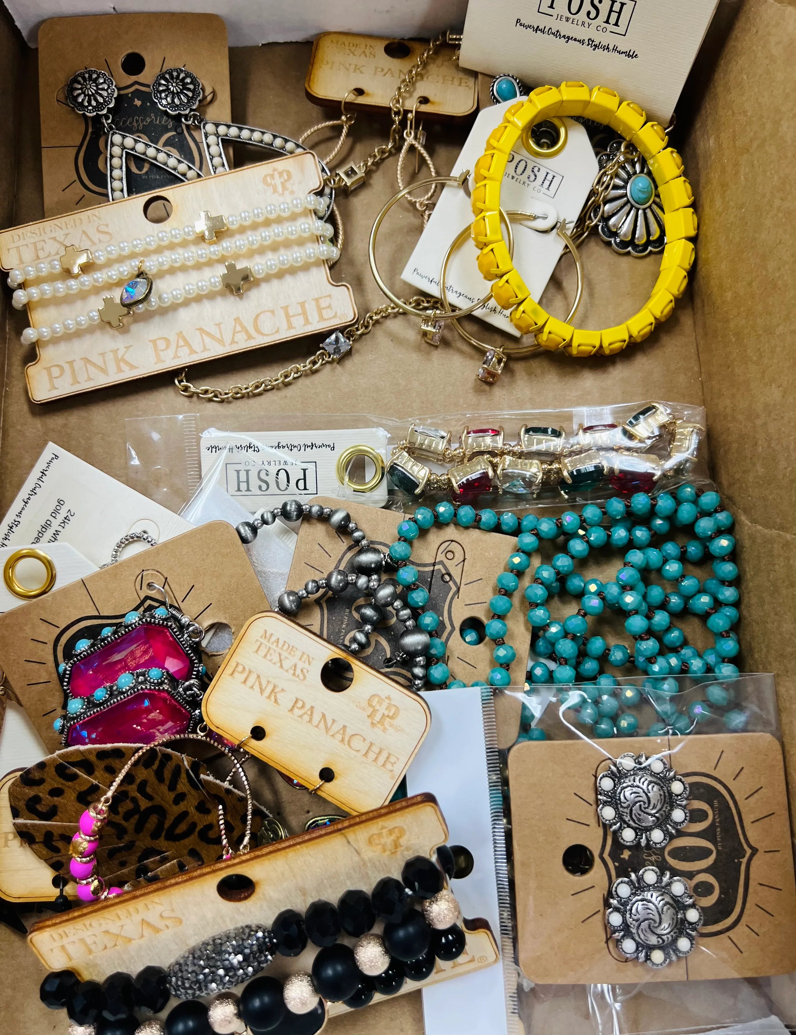 PINK PANACHE 10 Piece Mystery Jewelry Goodie Bag on Simply Obsessed
