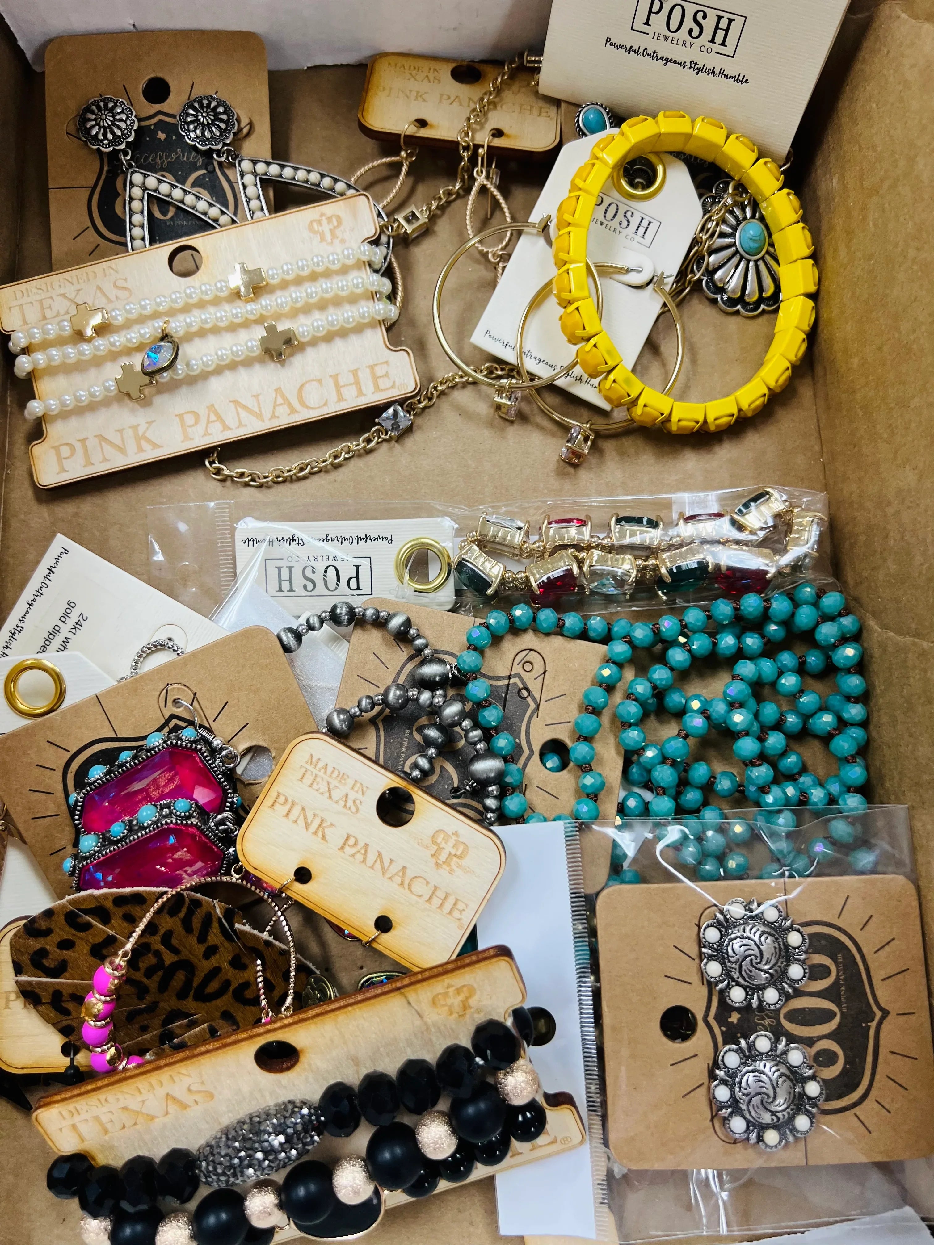 PINK PANACHE 10 Piece Mystery Jewelry Goodie Bag on Simply Obsessed