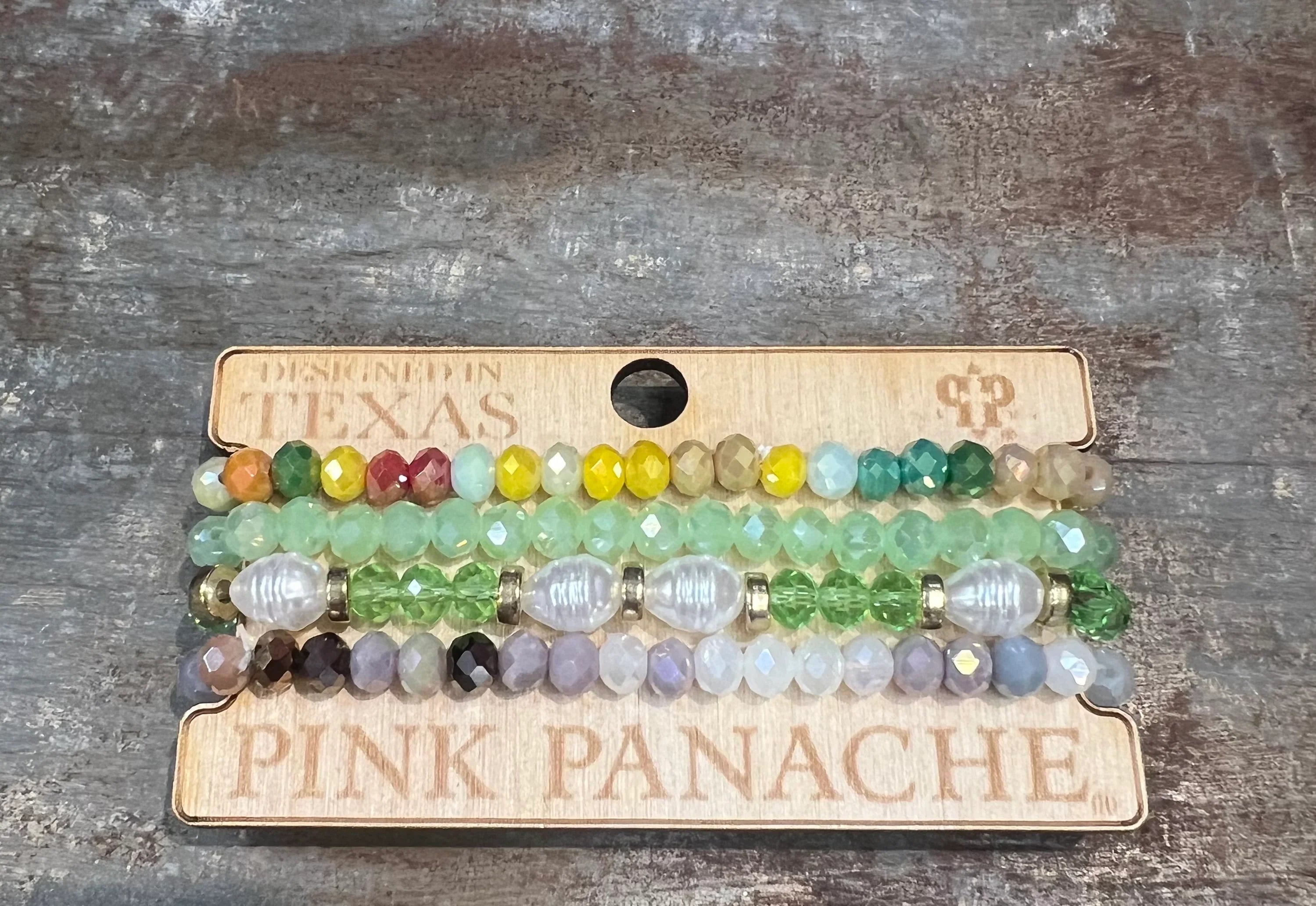 PINK PANACHE #320 Multi Bracelet Stack on Simply Obsessed