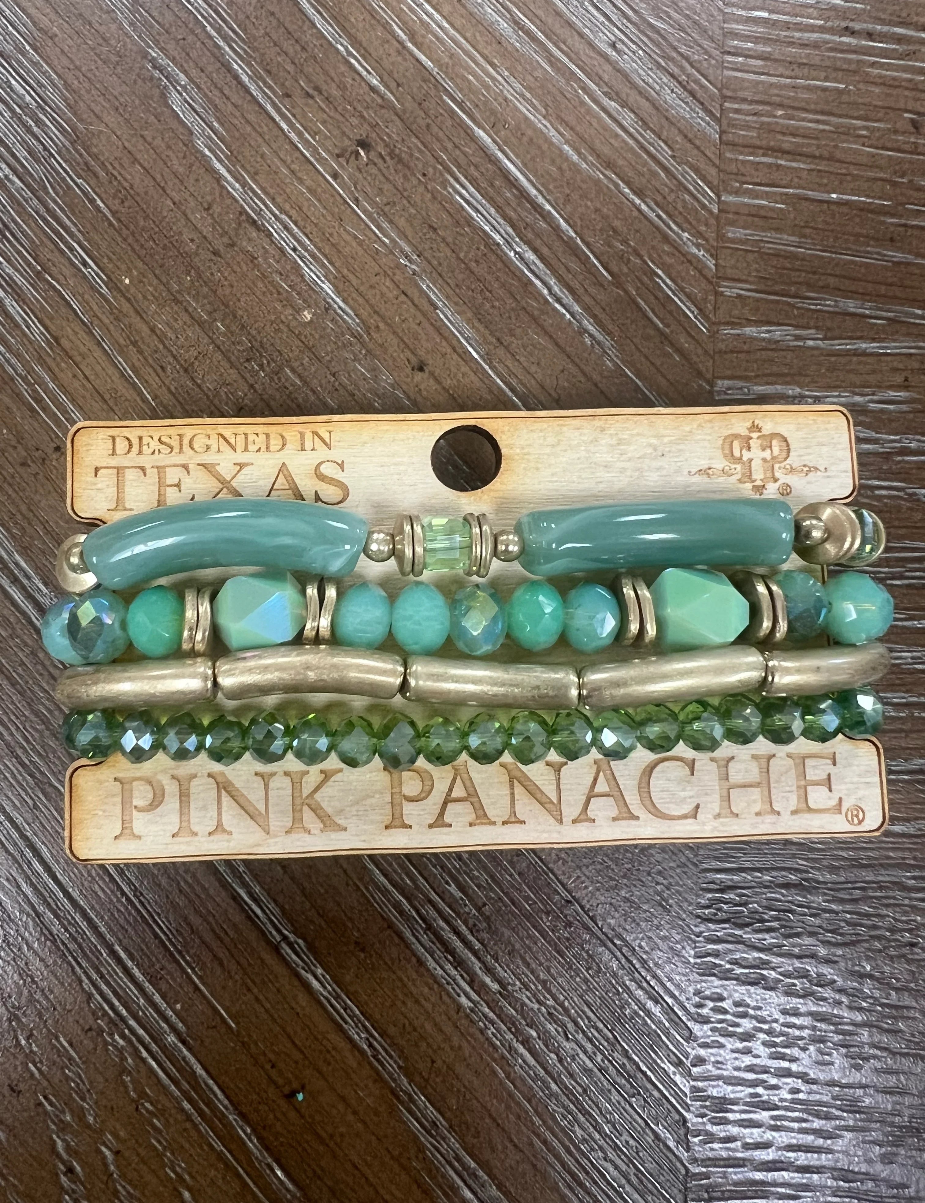 Gold Bracelet Stack on Simply Obsessed