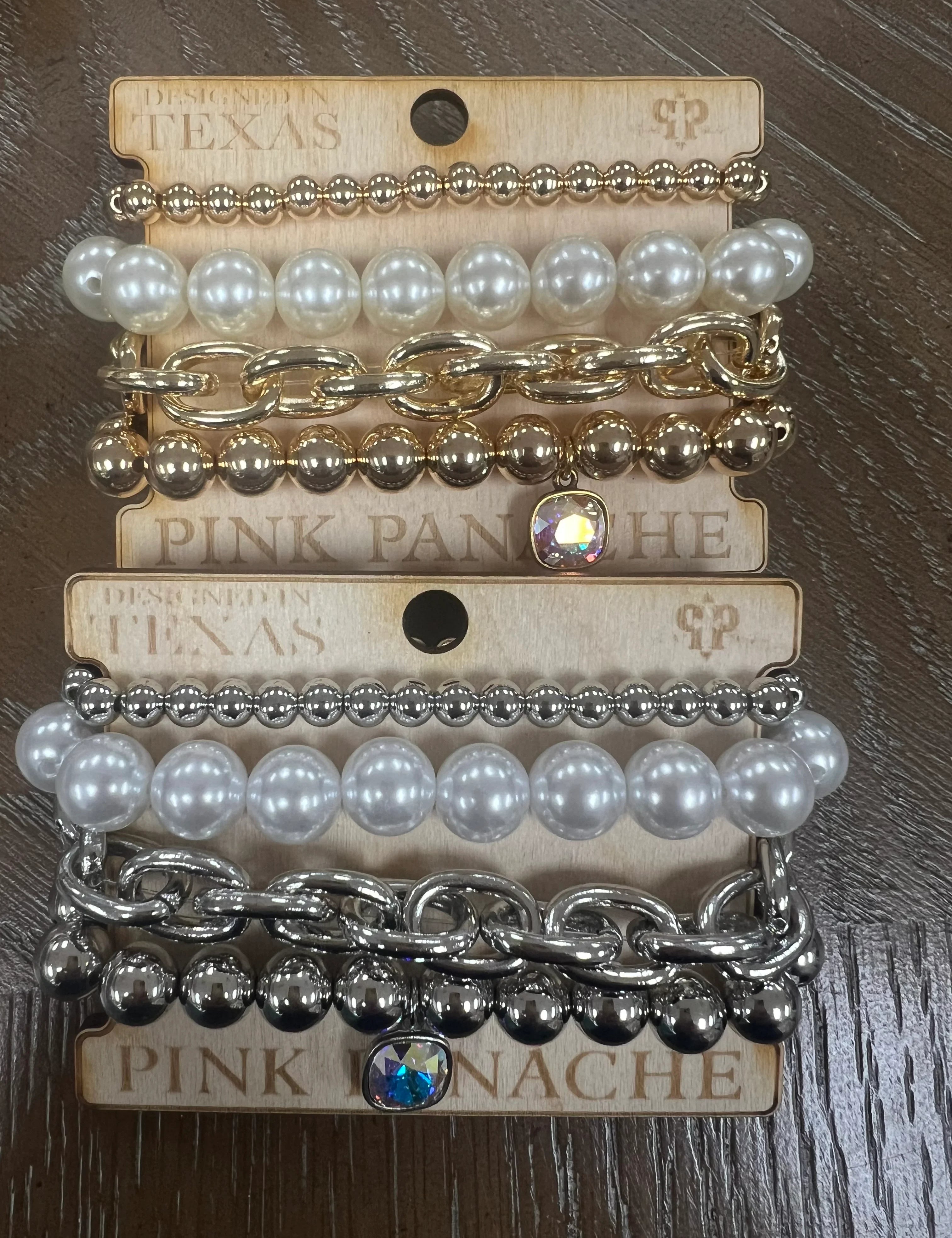 Chain Link Bracelet Stacks on Simply Obsessed