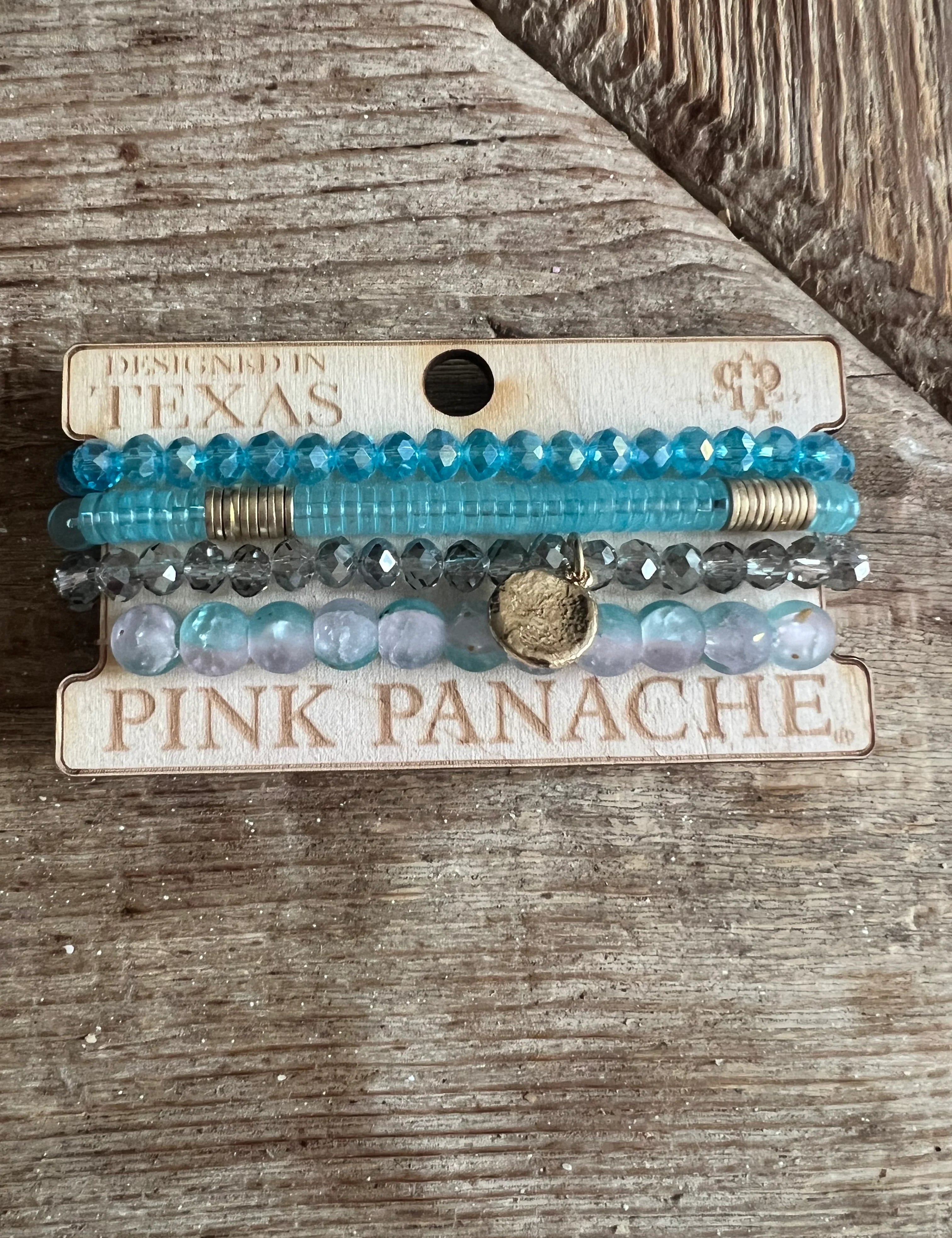 Gold Bracelet Stack on Simply Obsessed