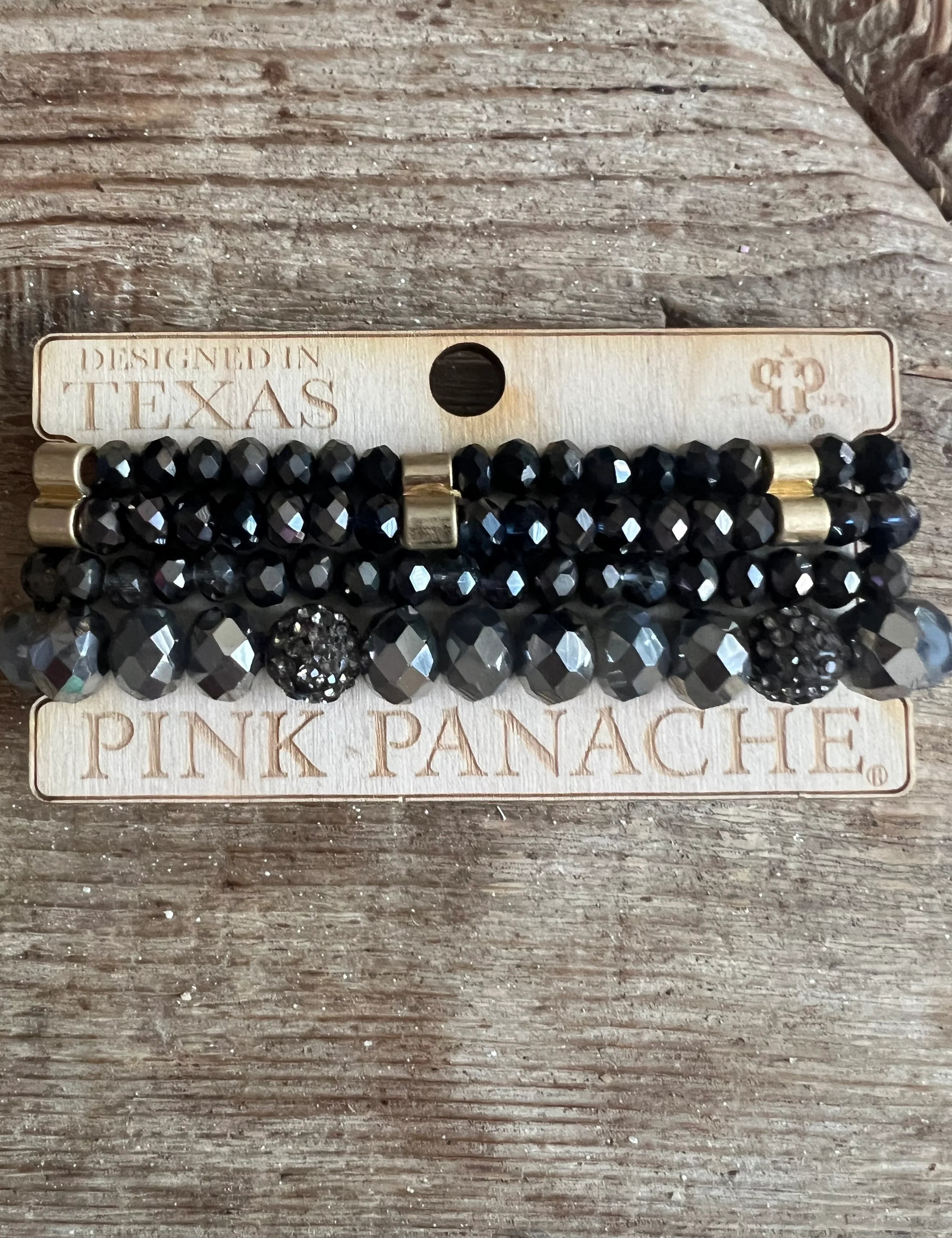 Gold Bracelet Stack on Simply Obsessed