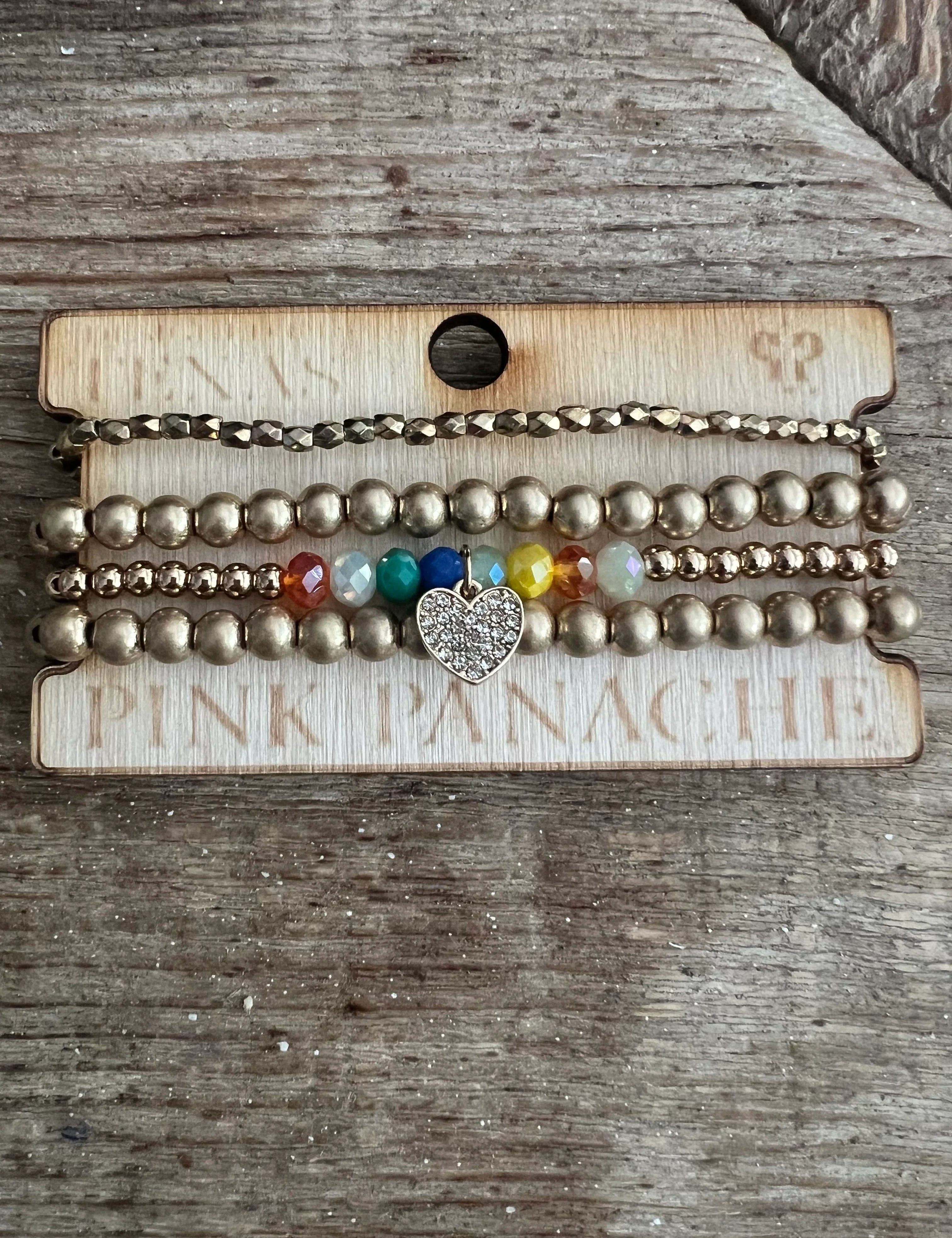  Multi Detail Bracelet Stack on Simply Obsessed