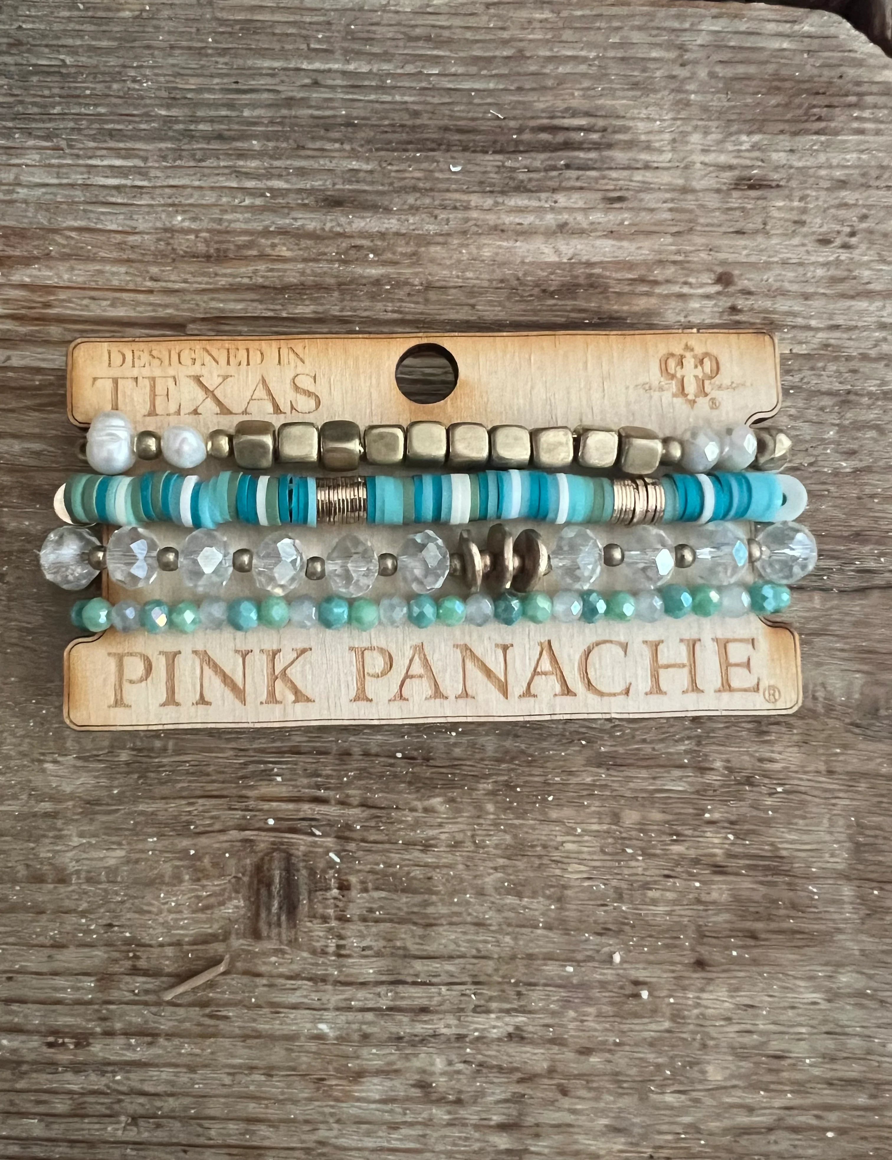 Gold Bracelet Stack on Simply Obsessed