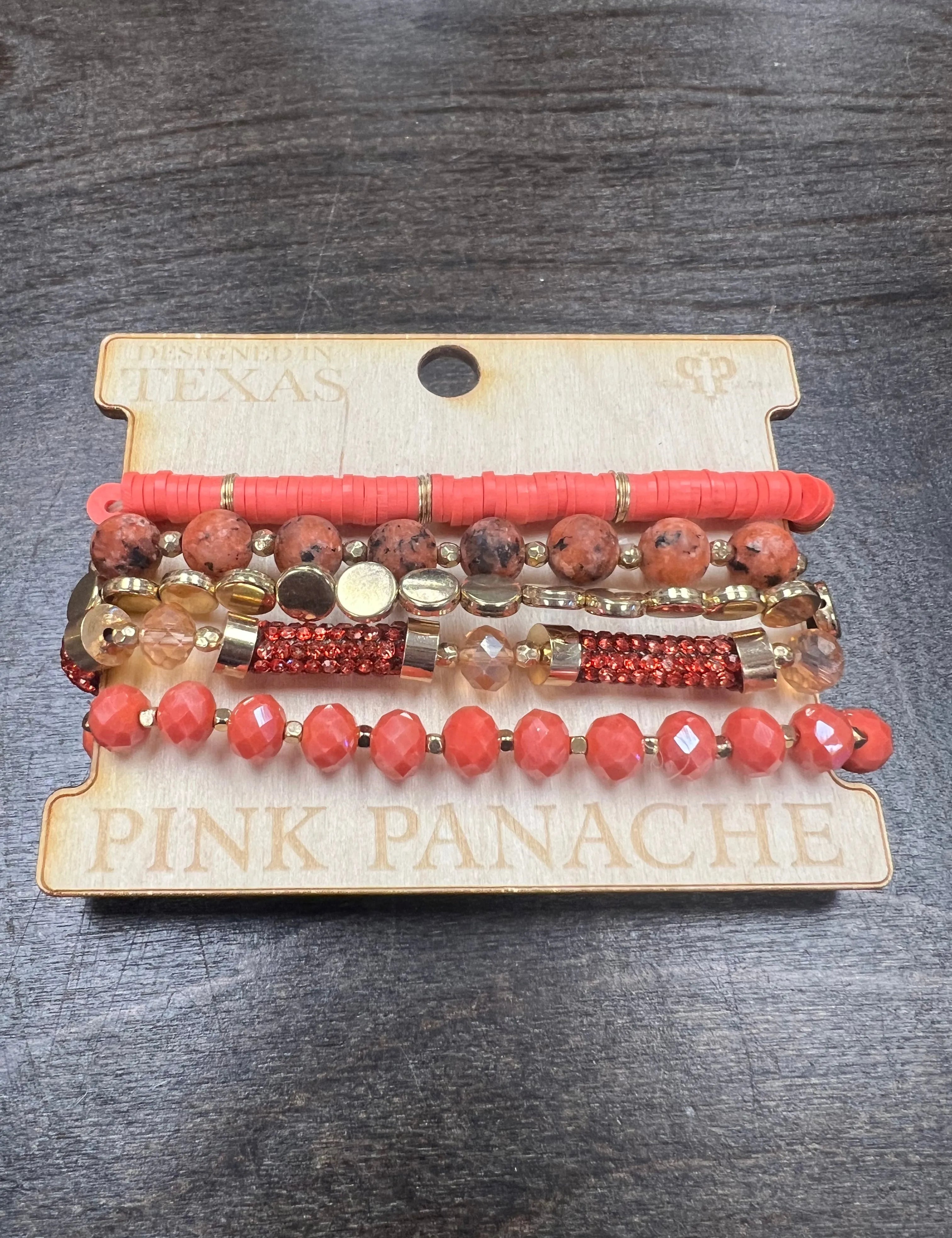Gold Bracelet Stack on Simply Obsessed