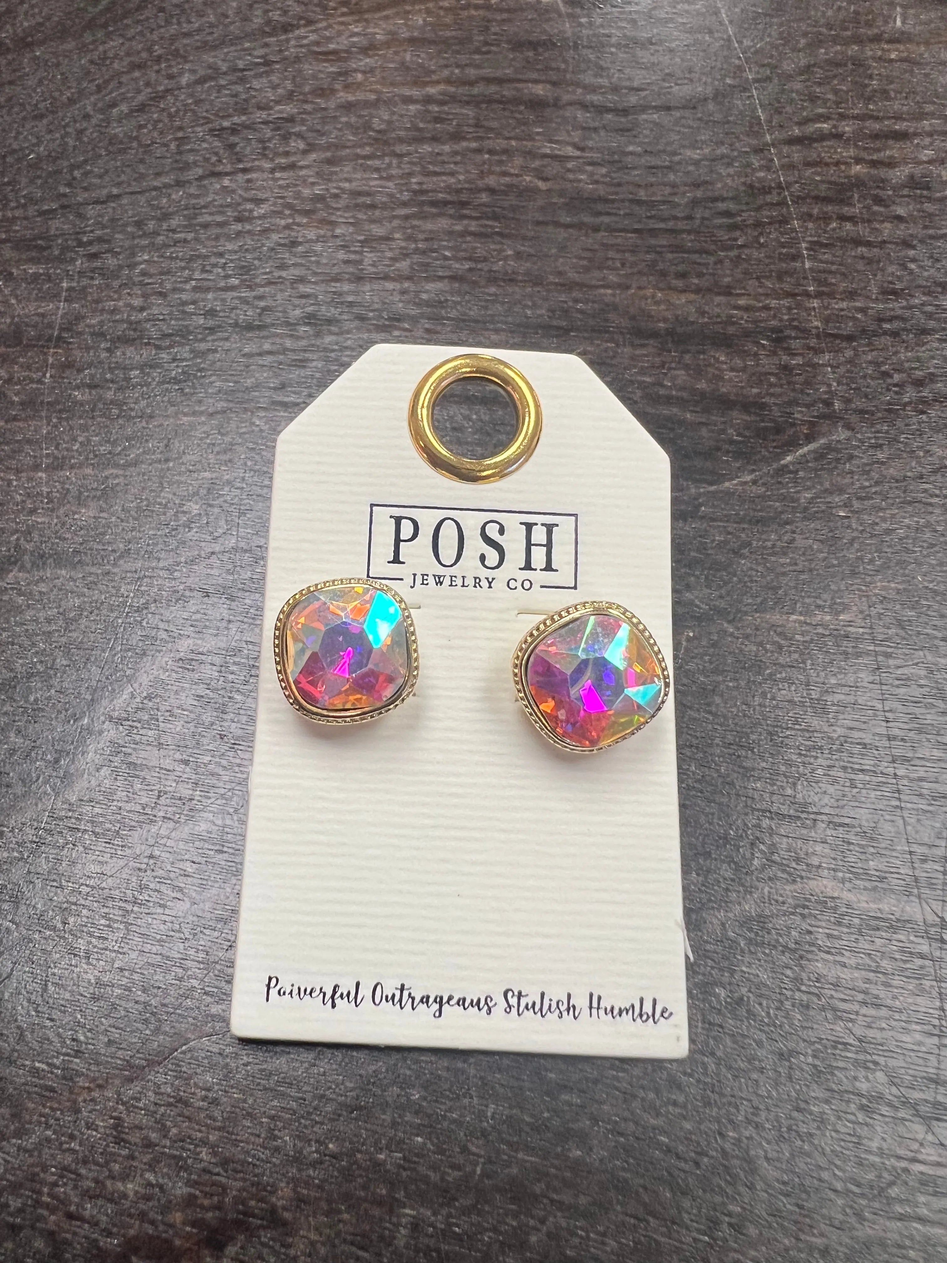 PINK PANACHE AB Studs on Simply Obsessed