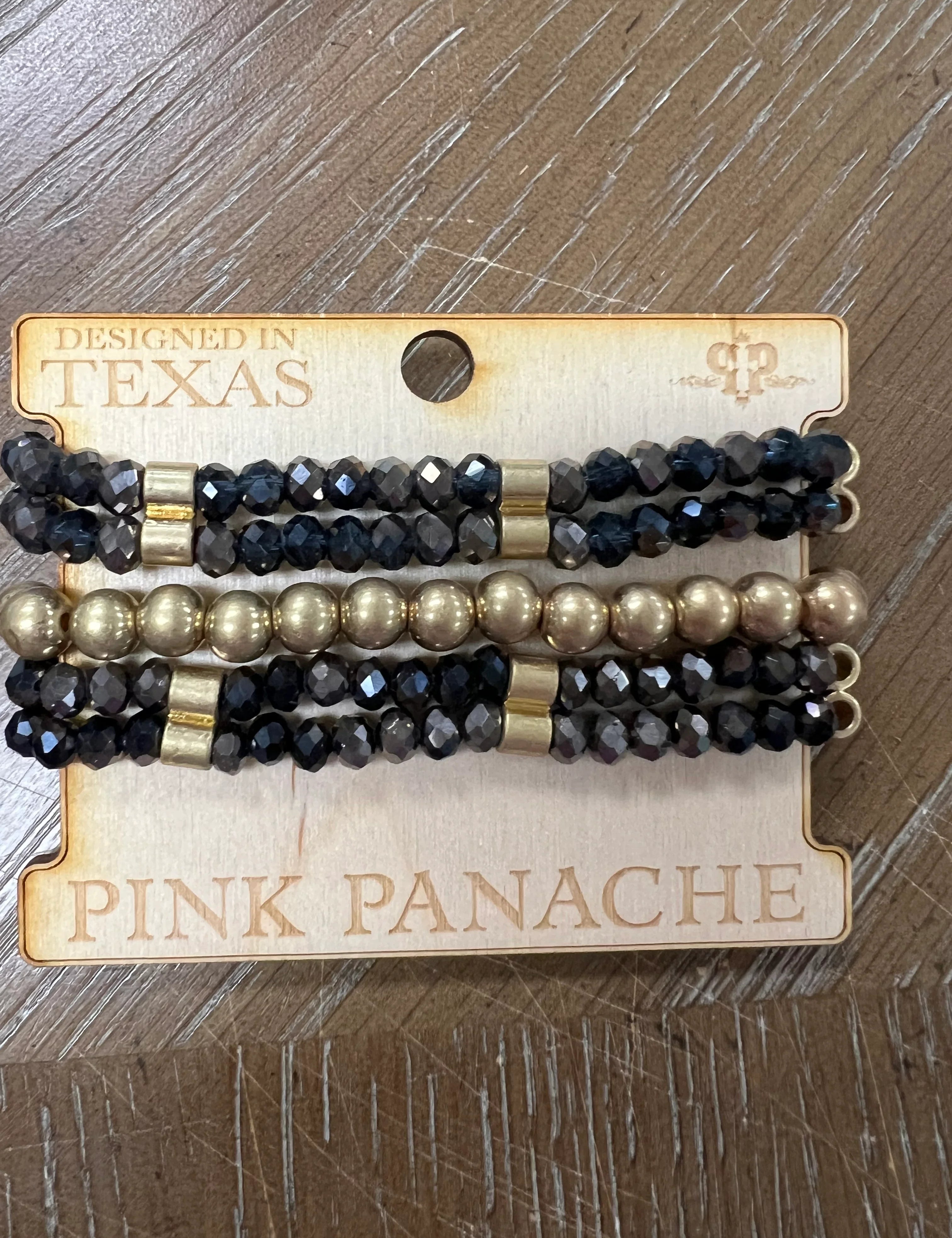 Gold Bracelet Stack on Simply Obsessed