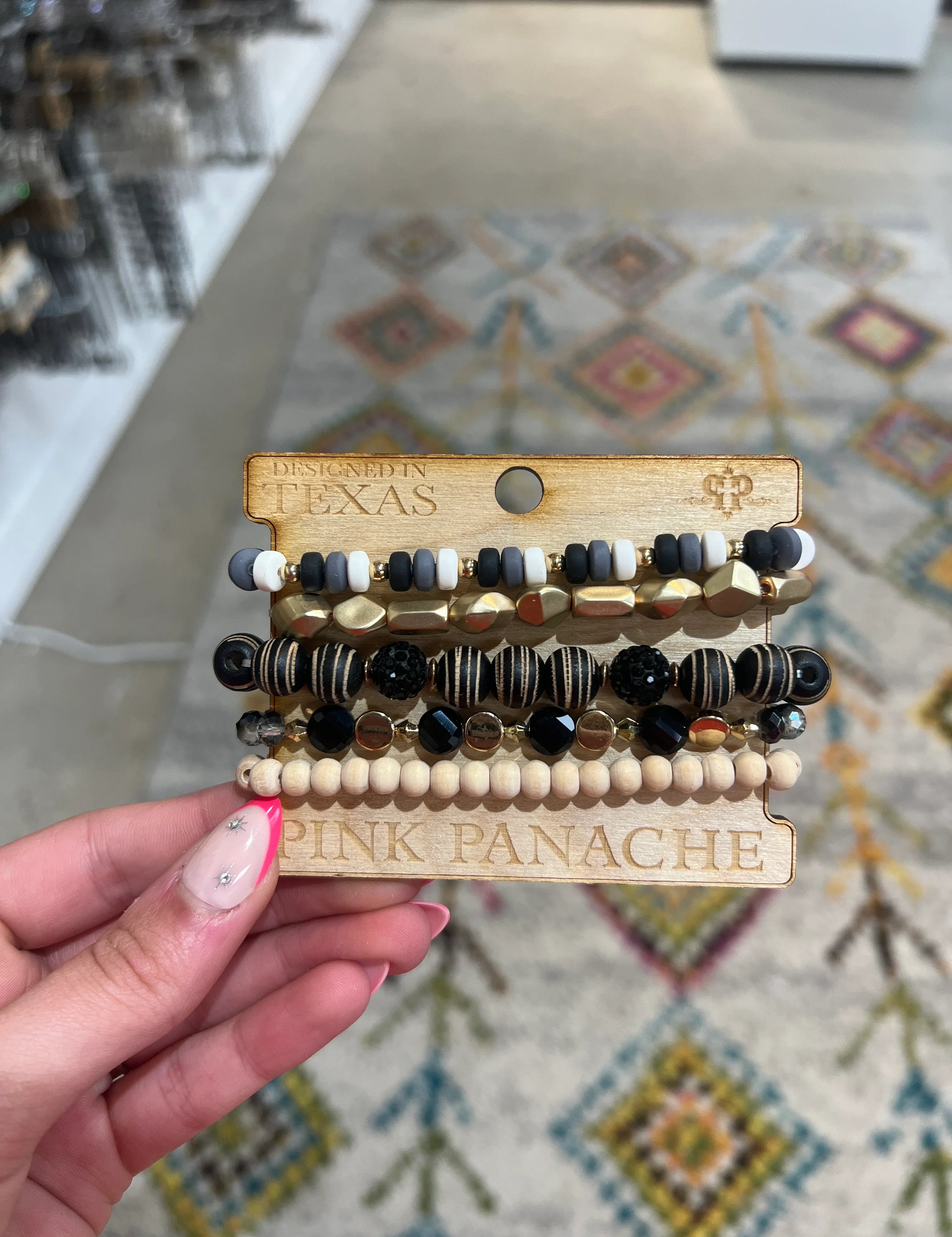 Gold Bracelet Stack on Simply Obsessed