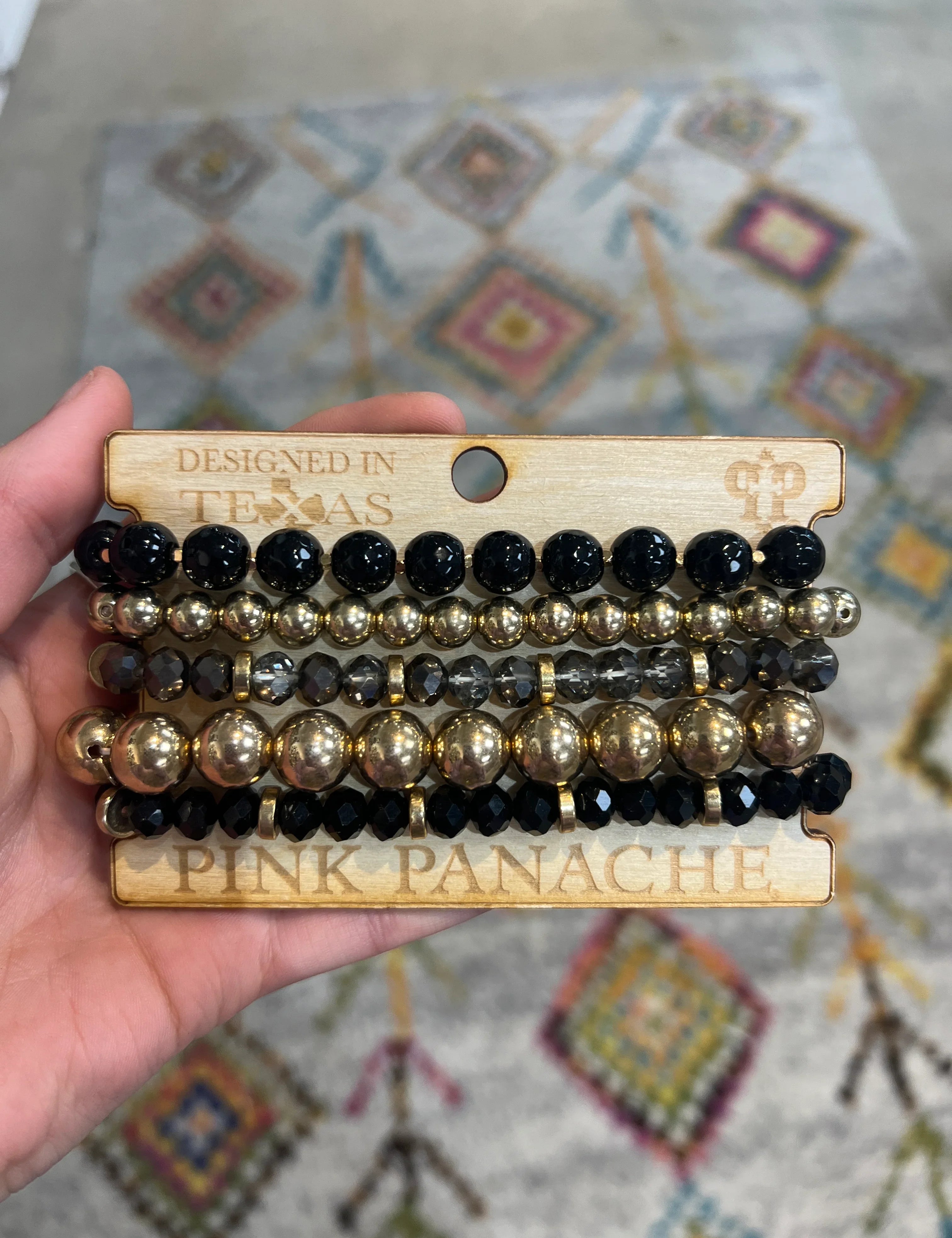 Gold Bracelet Stack on Simply Obsessed