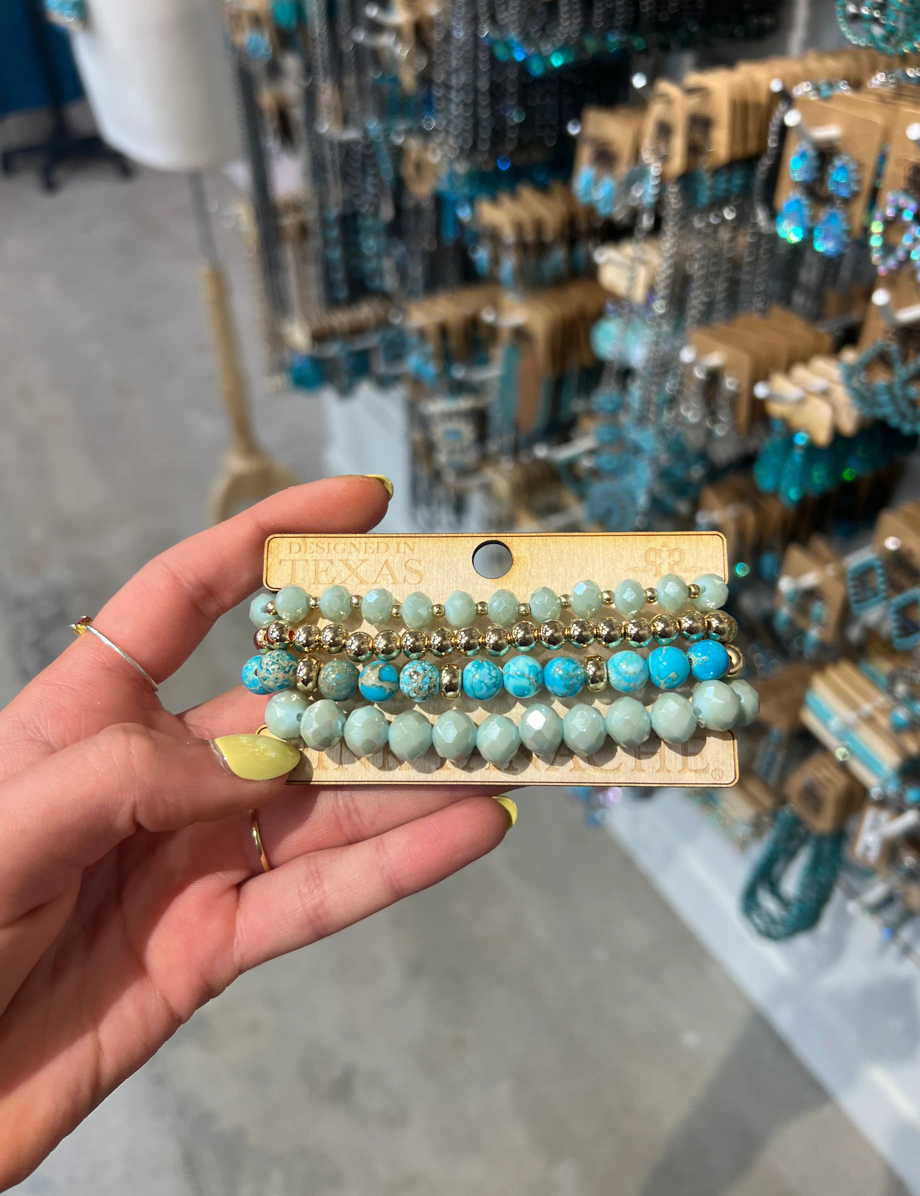 PINK PANACHE Blue Bracelet Stack on Simply Obsessed