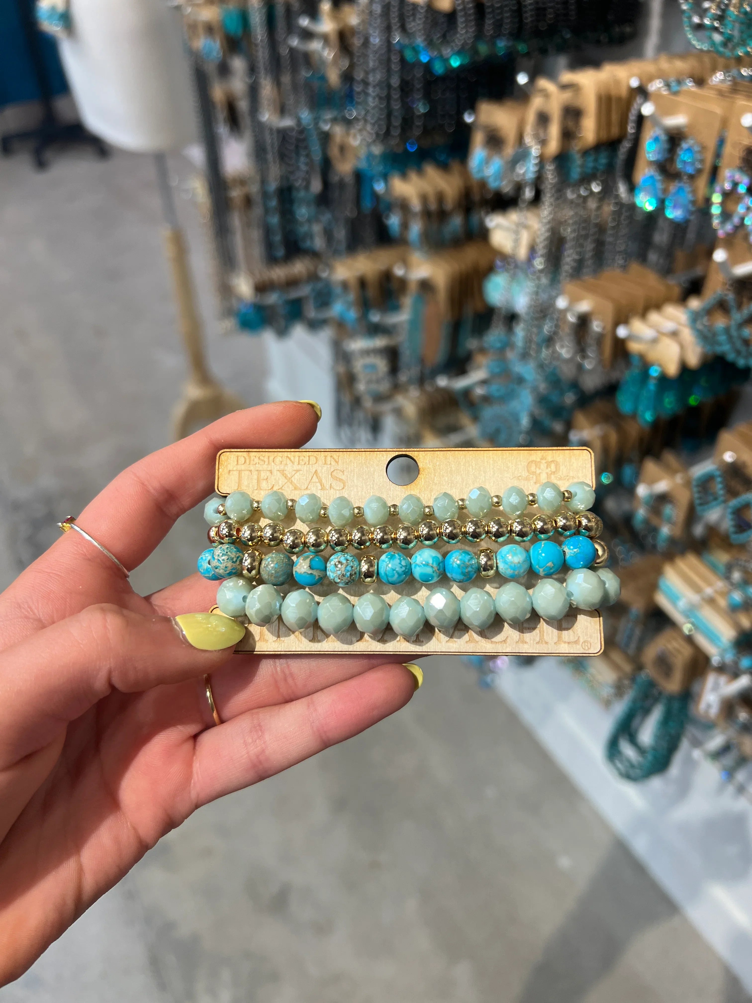 PINK PANACHE Blue Bracelet Stack on Simply Obsessed