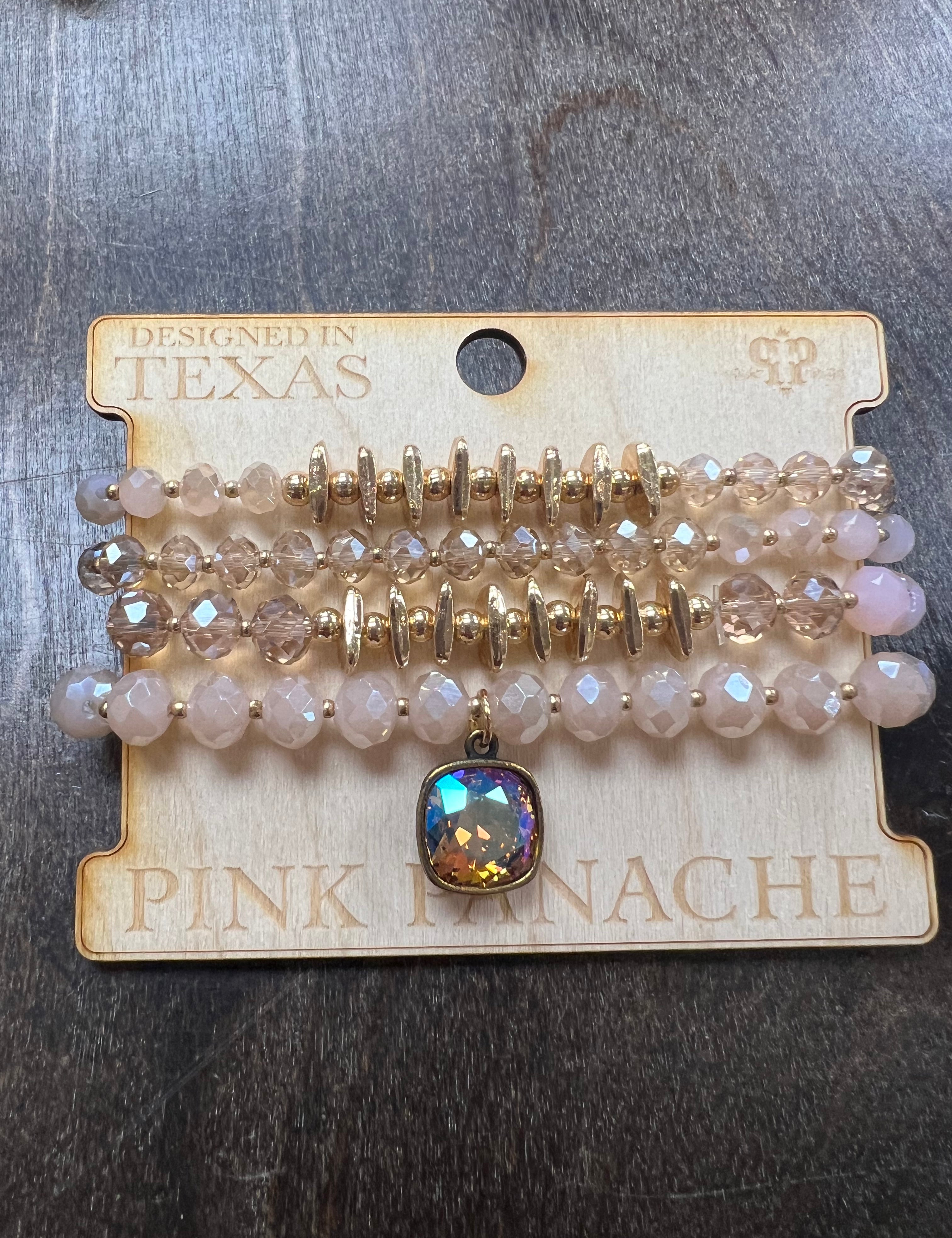 Gold Bracelet Stack on Simply Obsessed