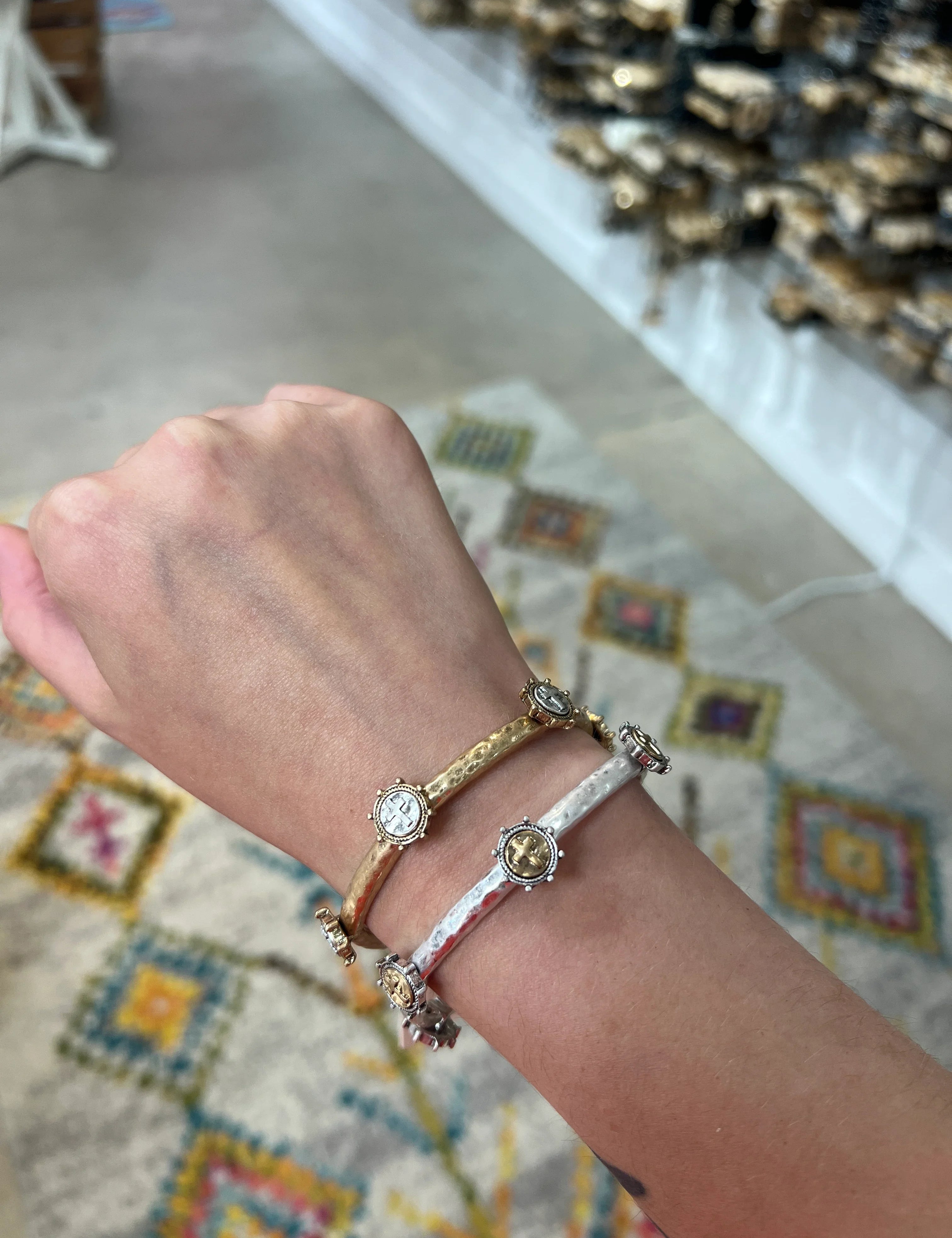 PINK PANACHE Cross Stretch Bracelets on Simply Obsessed