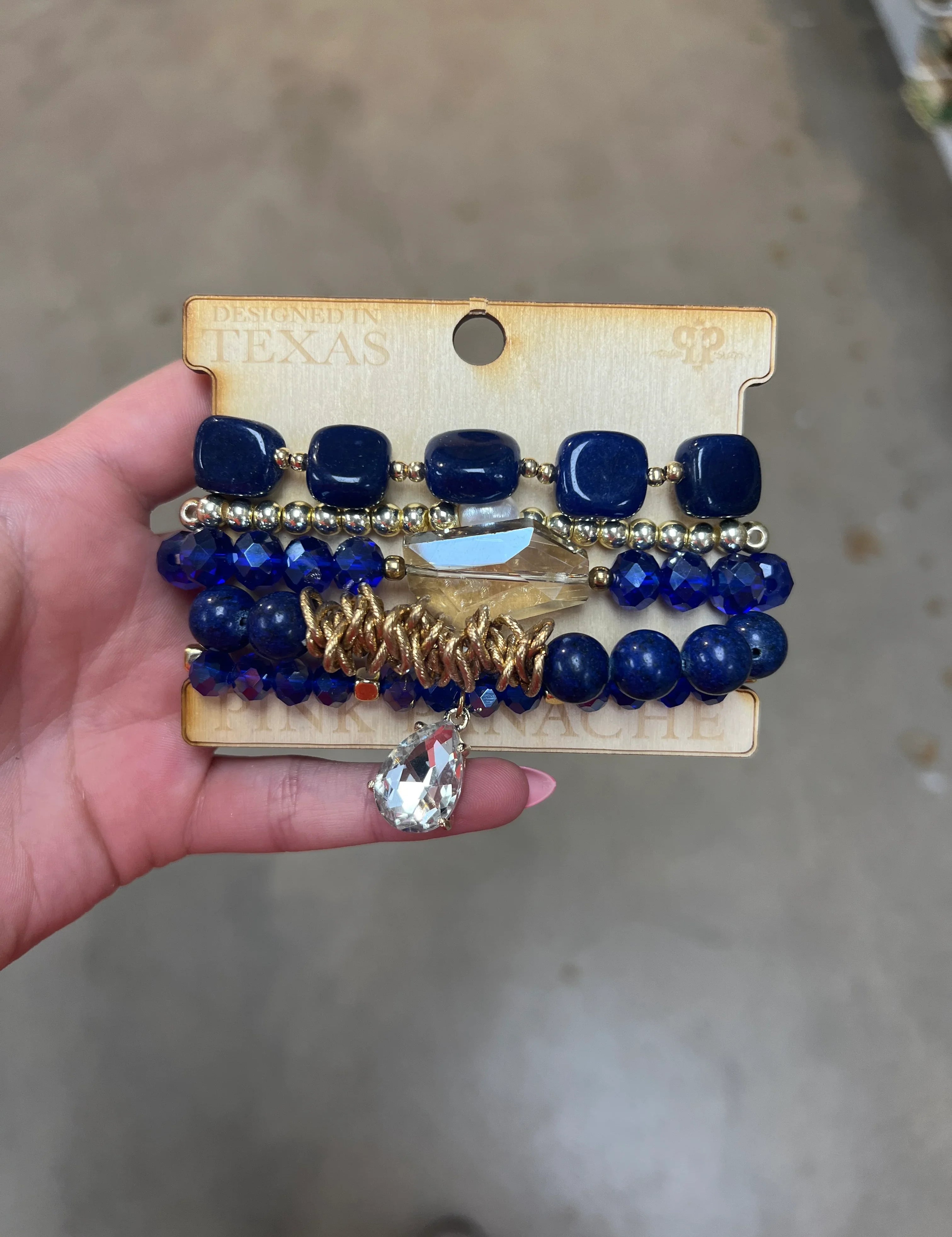 Gold Bracelet Stack on Simply Obsessed