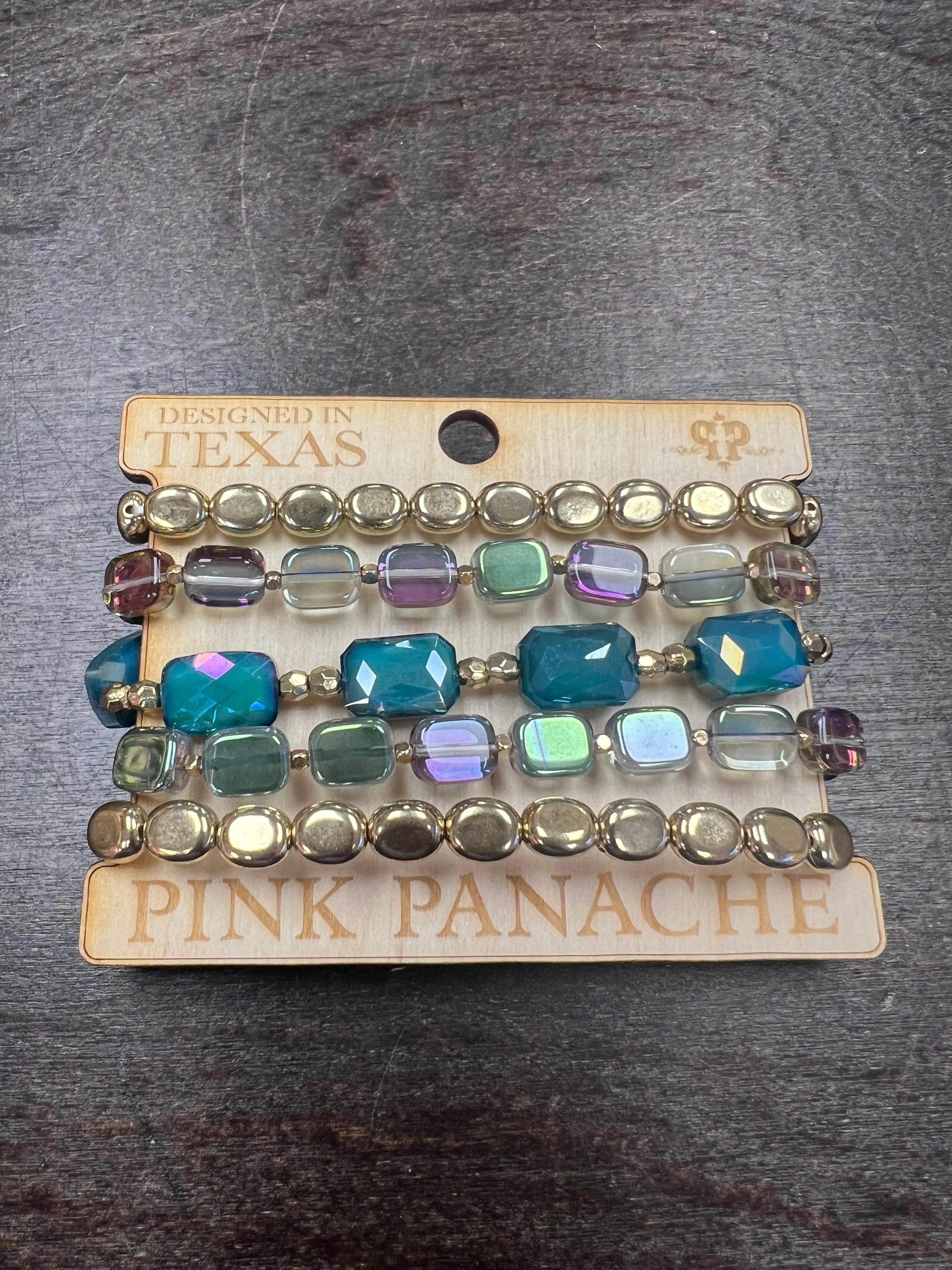 PINK PANACHE Gold Ocean Bracelet Stack on Simply Obsessed