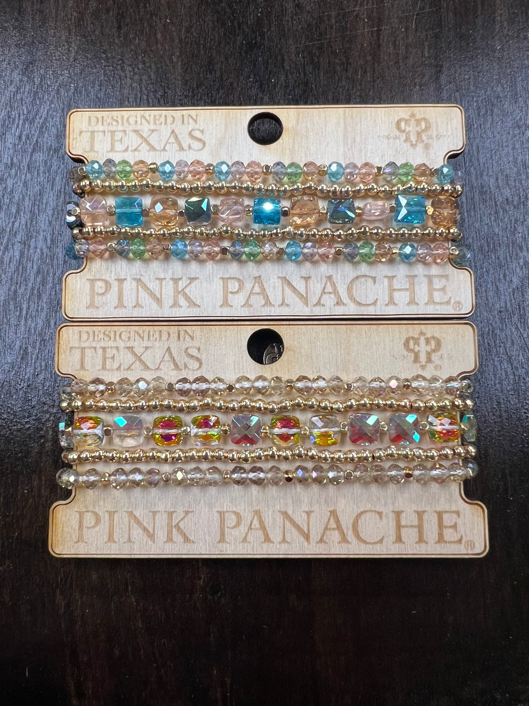 PINK PANACHE: Gold Shimmer Bracelet Stacks on Simply Obsessed