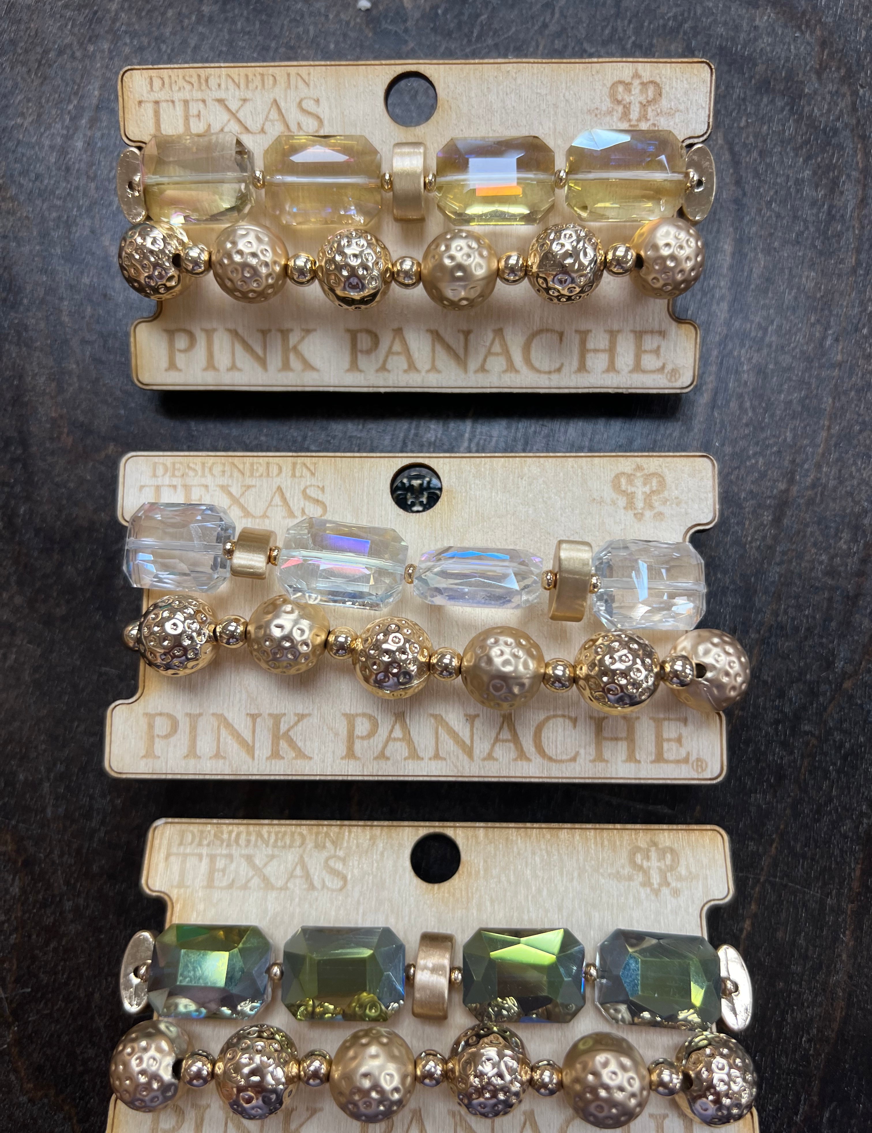 PINK PANACHE: Gold Statement Stacks on Simply Obsessed