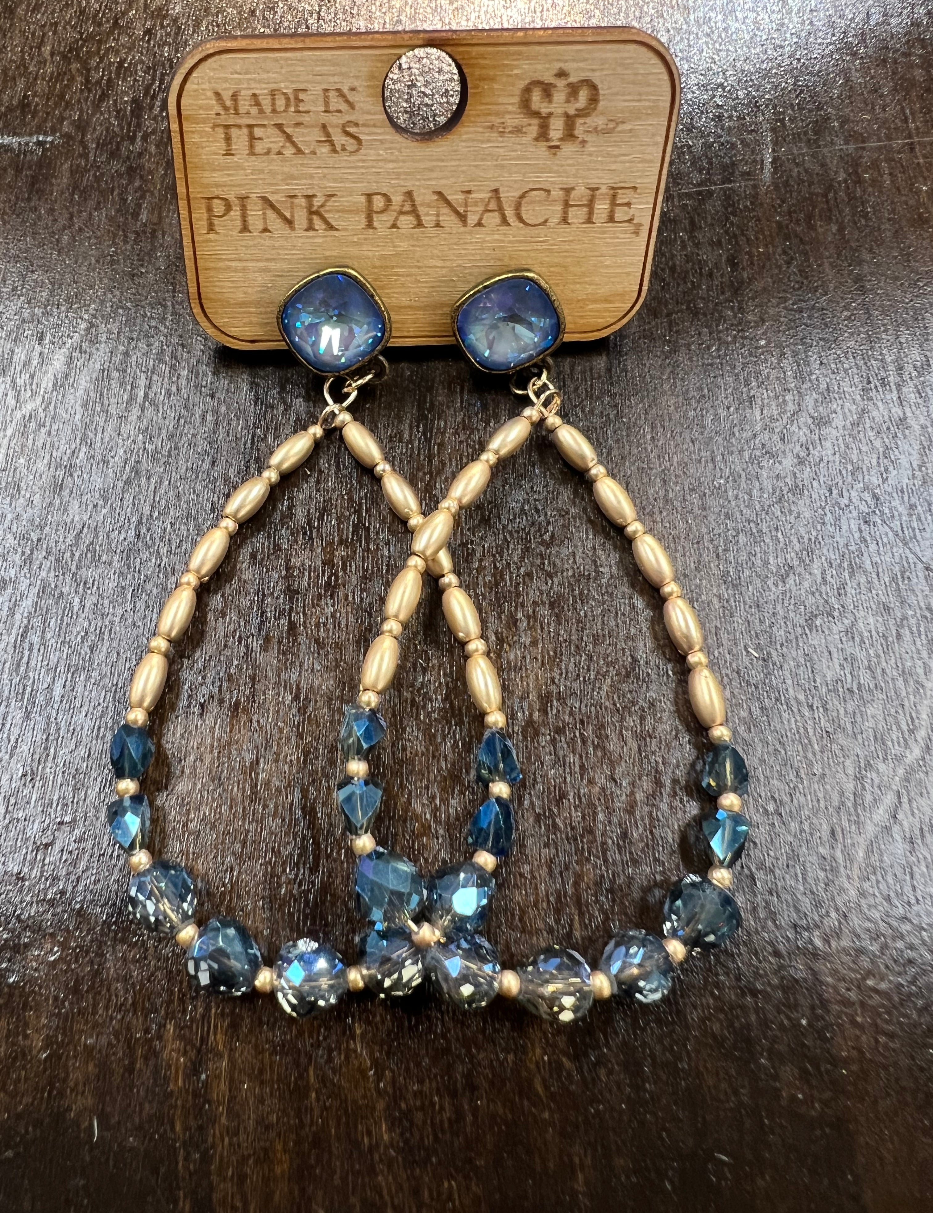 Blue Teardrop Earrings on Simply Obsessed