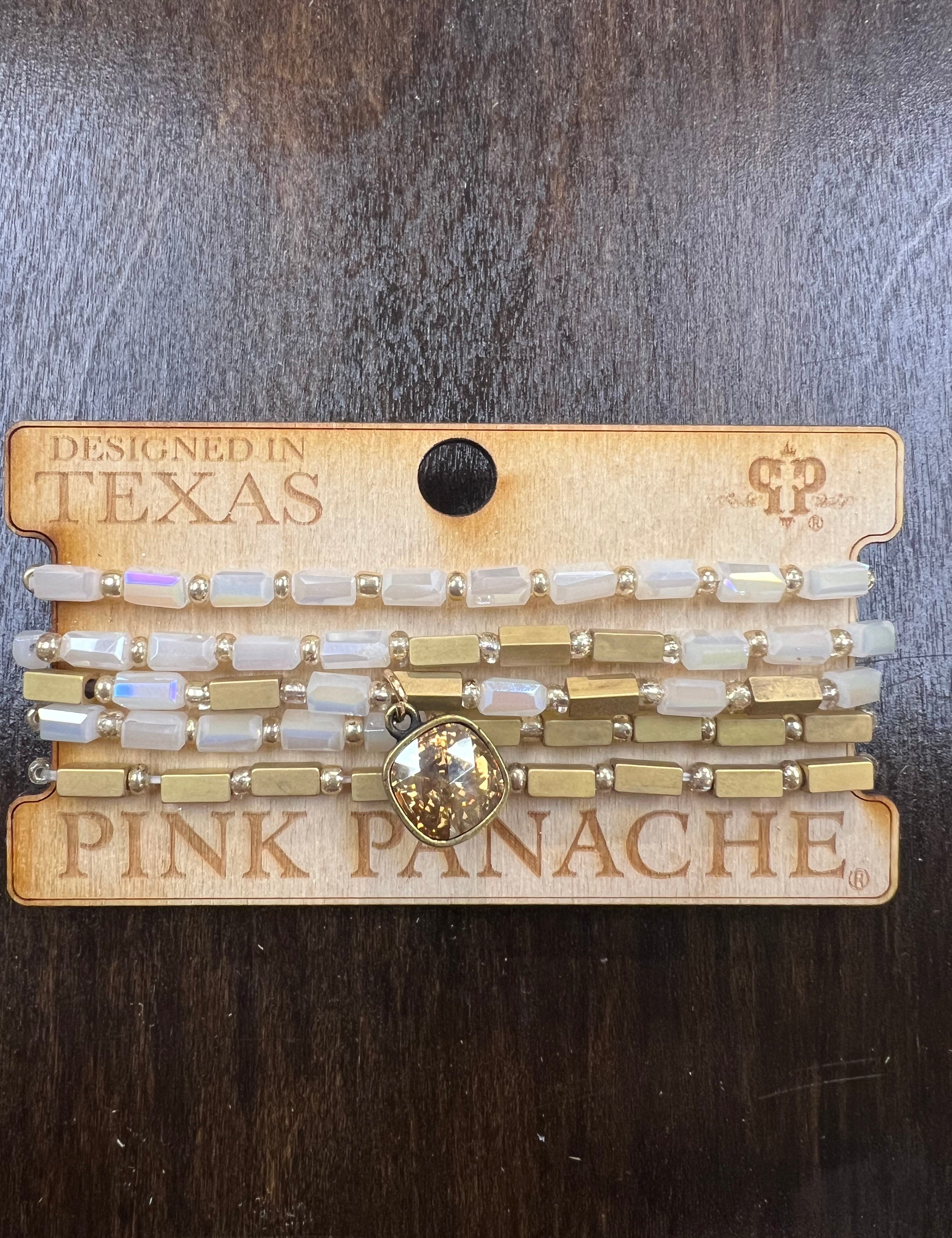 Iridescent Bracelet Stack on Simply Obsessed