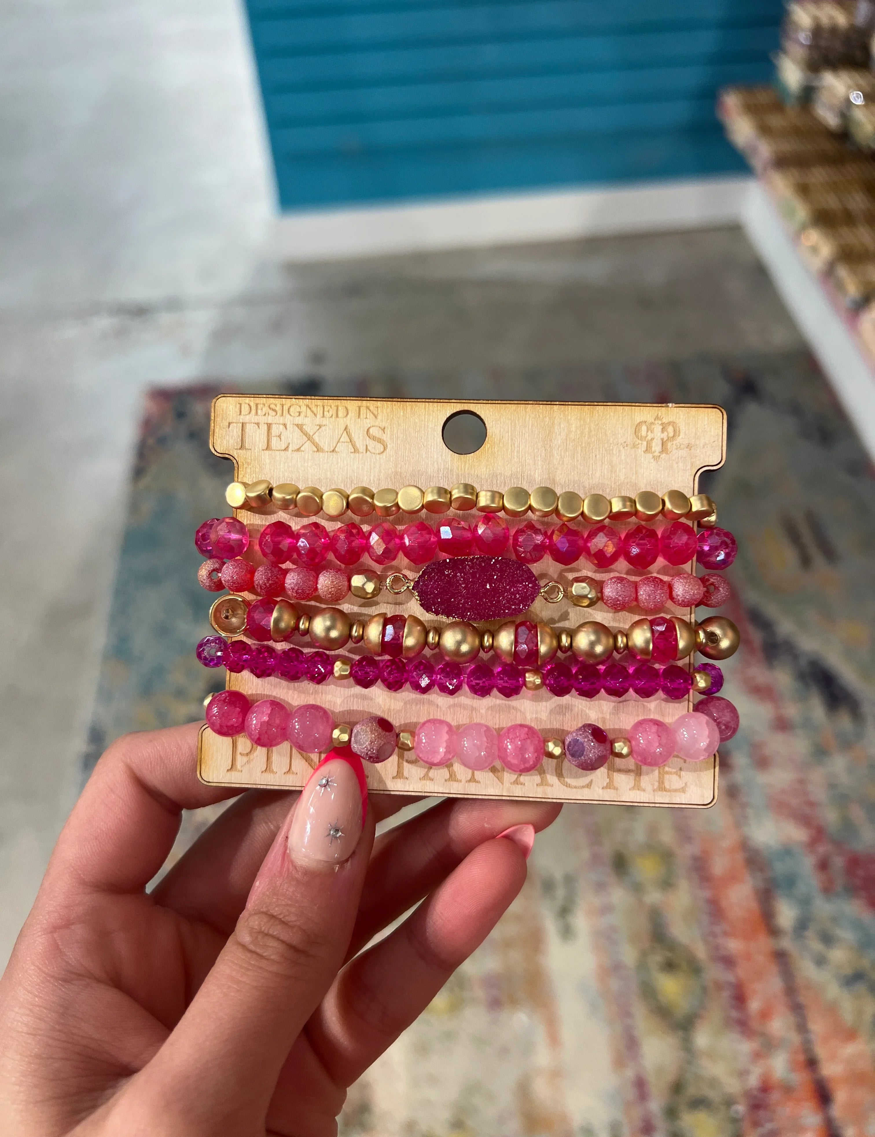 PINK PANACHE Hot Pink Bracelet Stack on Simply Obsessed
