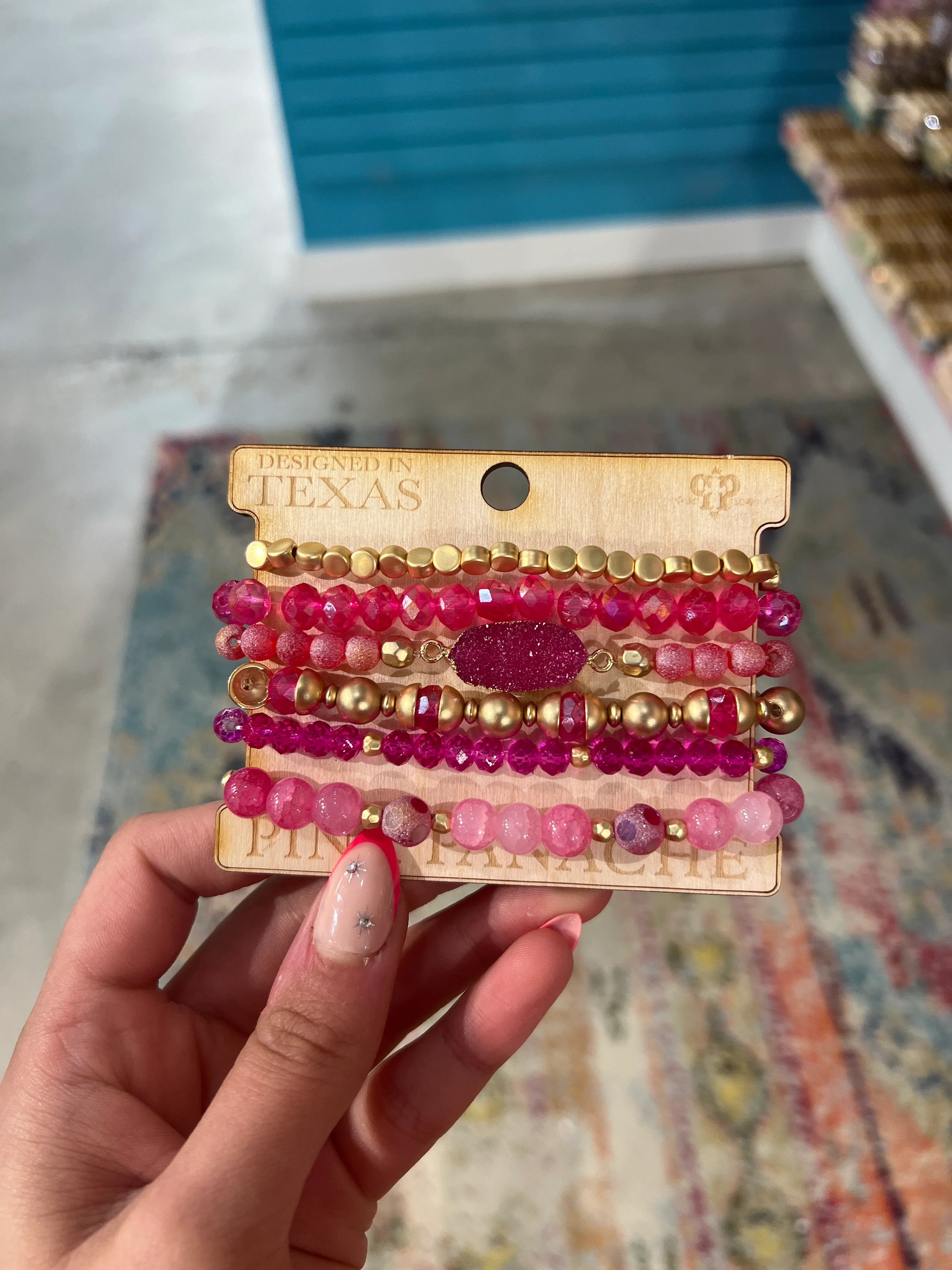 PINK PANACHE Hot Pink Bracelet Stack on Simply Obsessed