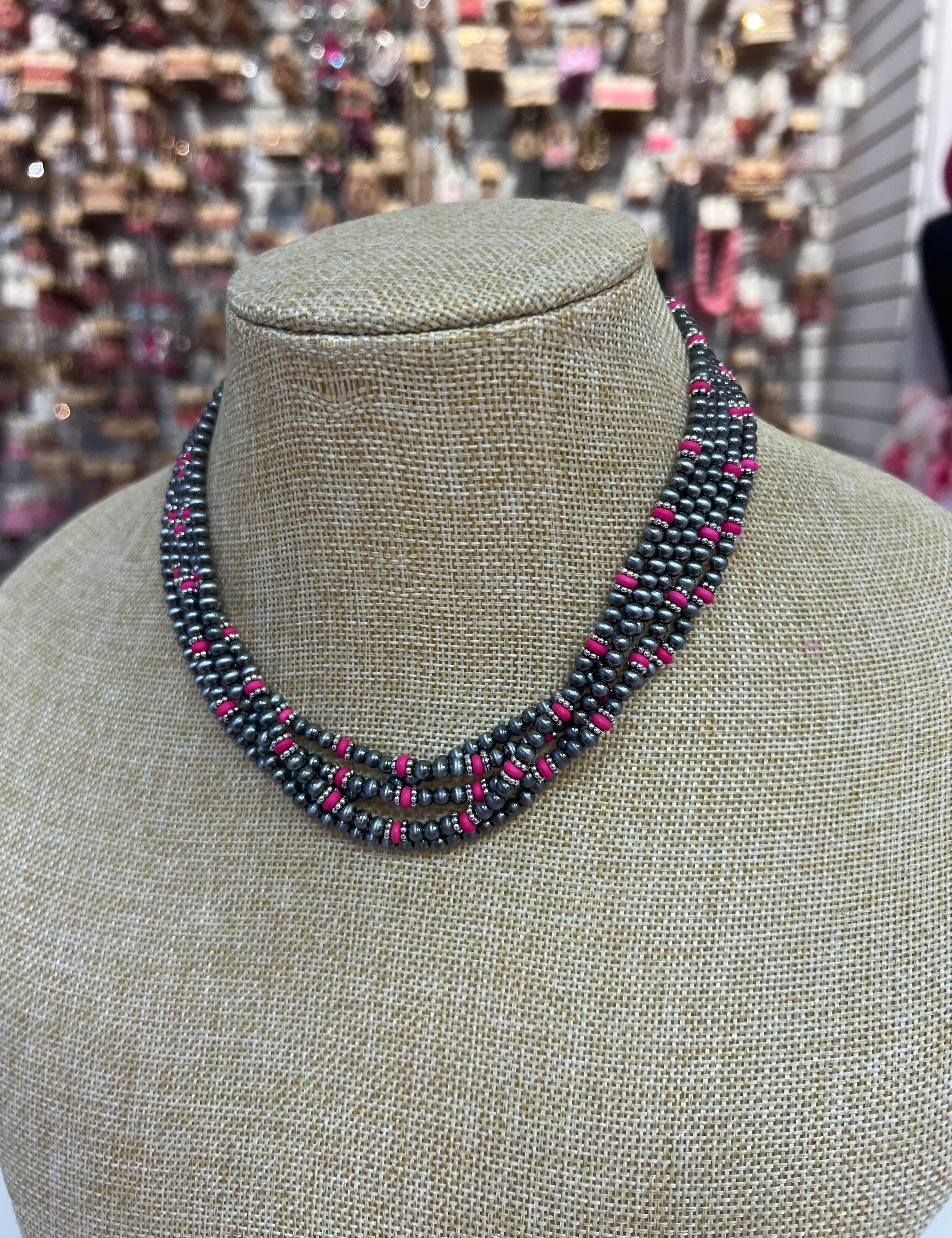 Pink Necklace on Simply Obsessed