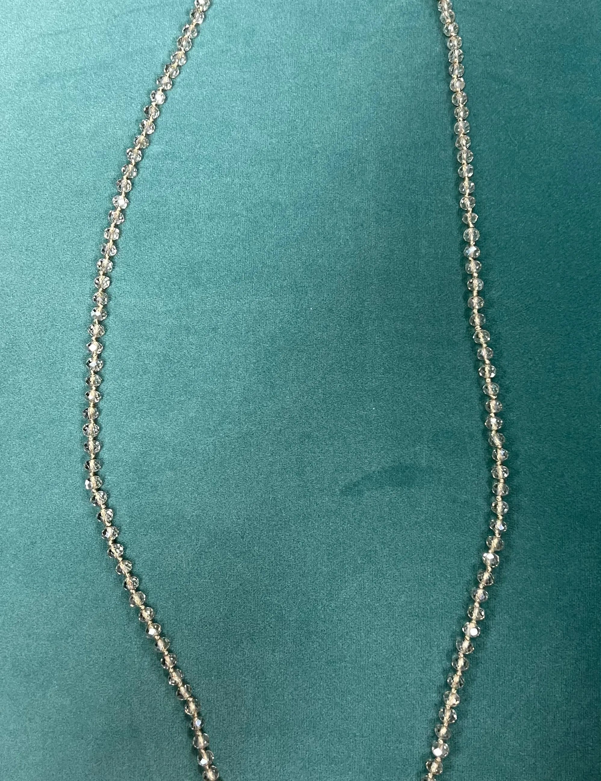 PINK PANACHE Long Beaded Necklace on Simply Obsessed
