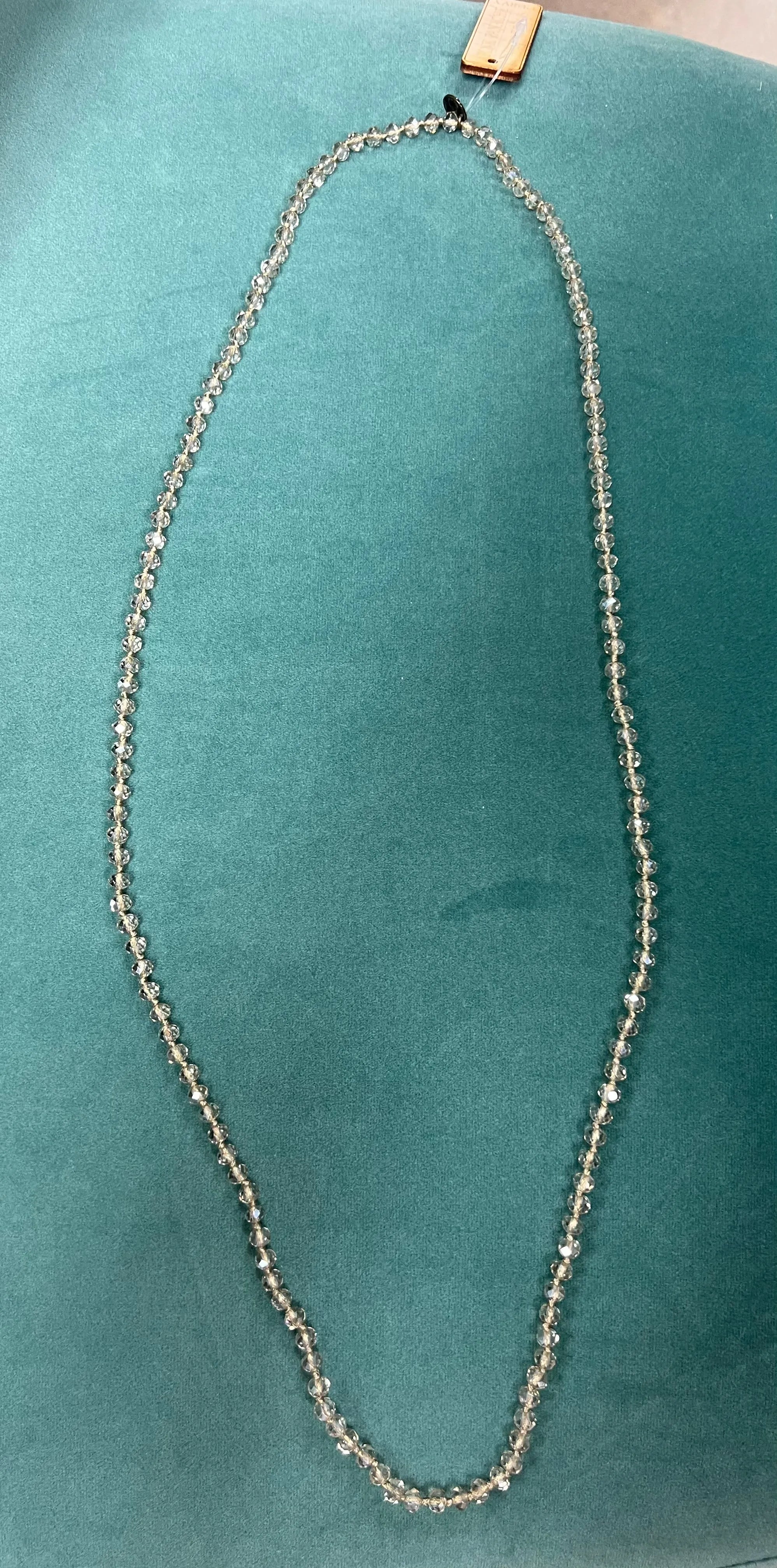 PINK PANACHE Long Beaded Necklace on Simply Obsessed