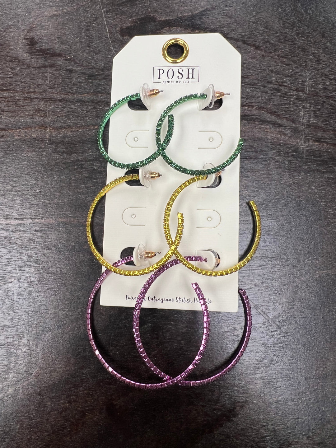 PINK PANACHE: Mardi Gras Hoop Set on Simply Obsessed