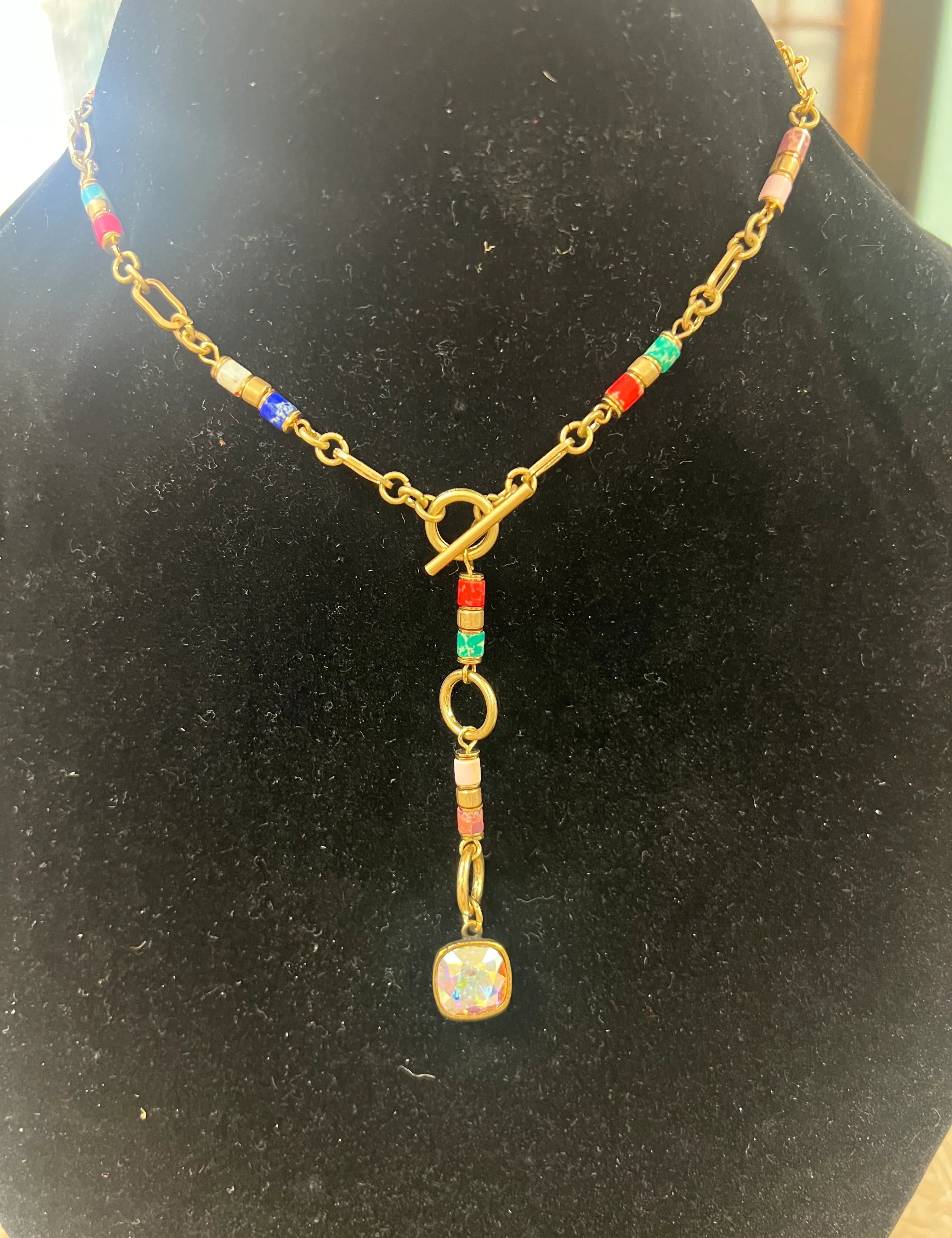 Chain Drop Necklace on Simply Obsessed
