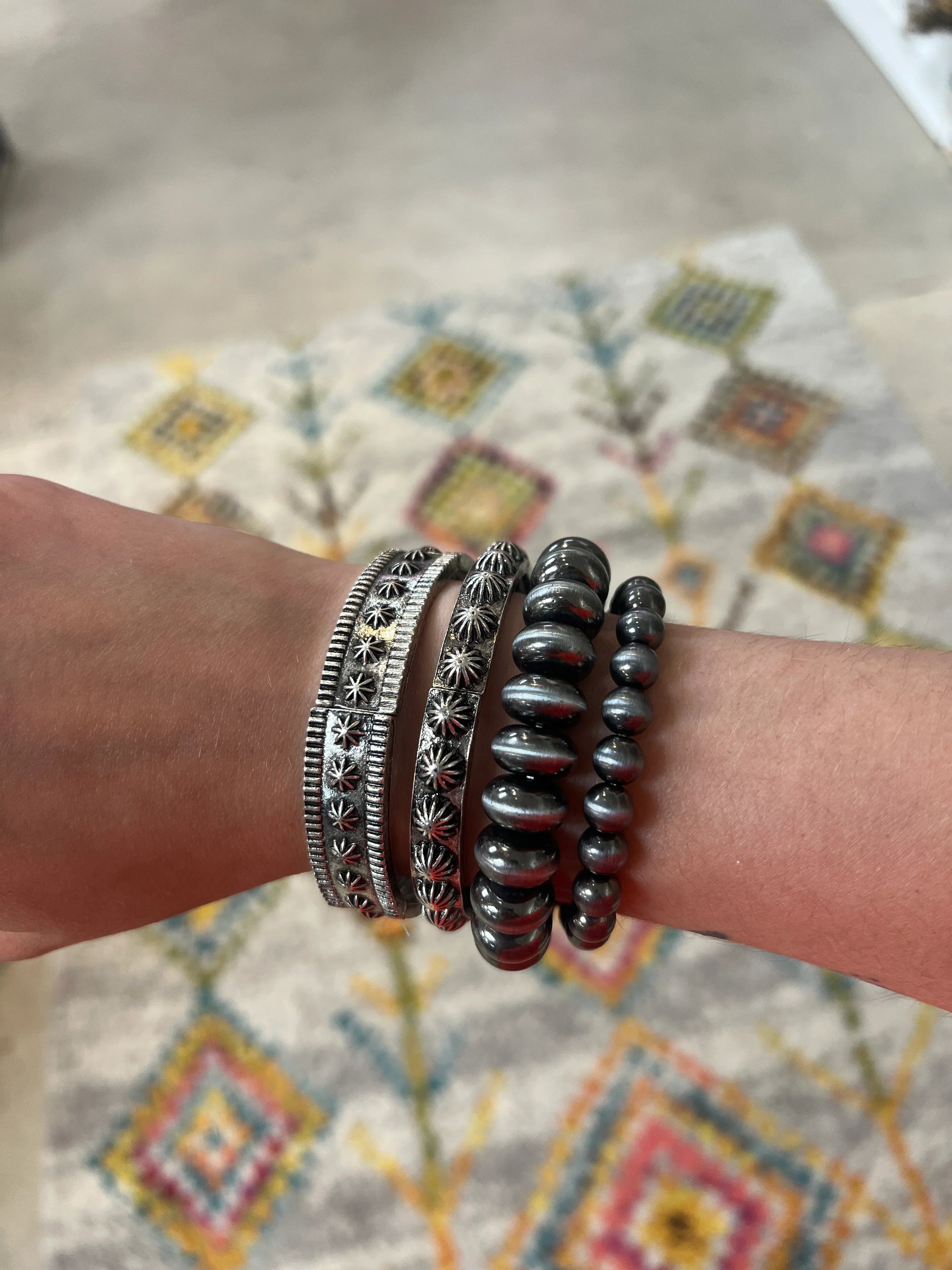 PINK PANACHE Navajo Pearl 4-Layer Stack on Simply Obsessed