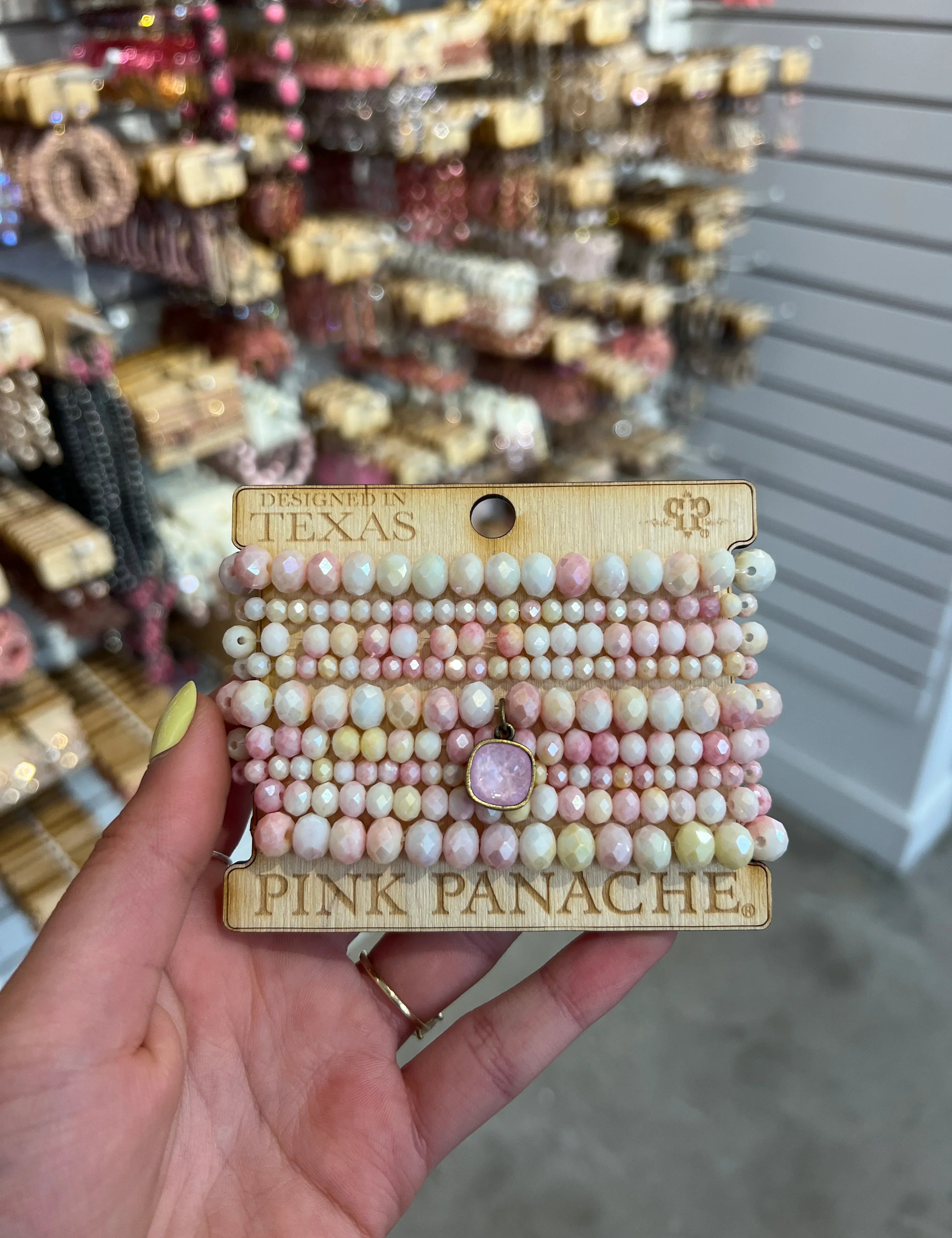 PINK PANACHE Pastel Pink Bracelet Stack on Simply Obsessed