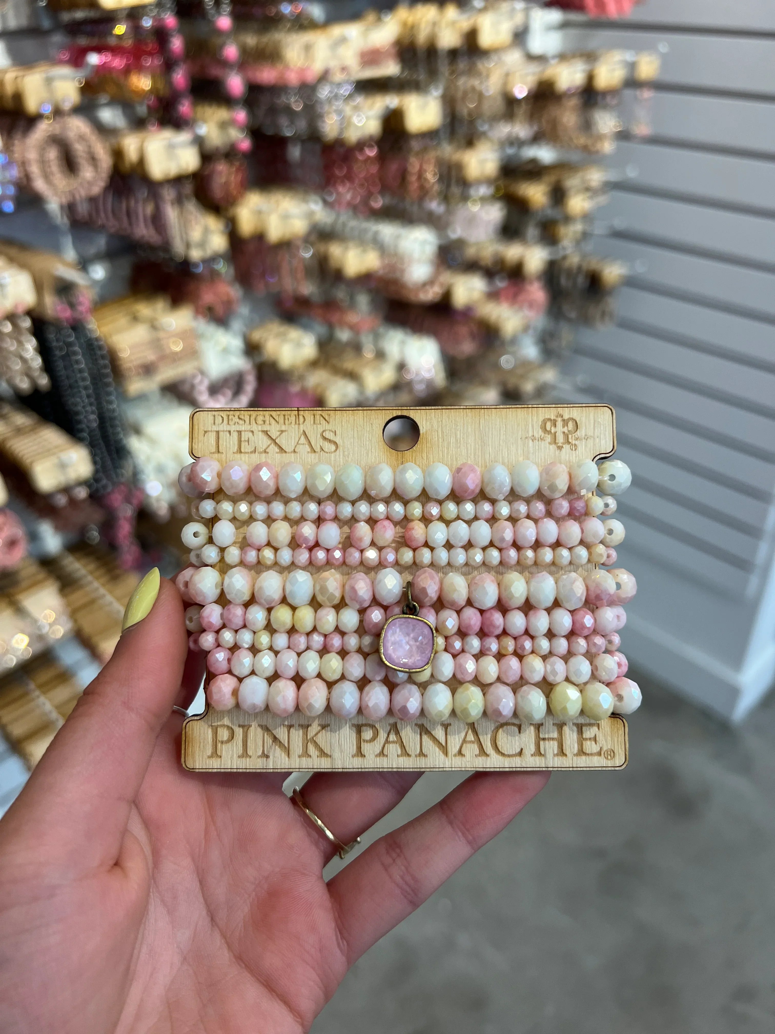 PINK PANACHE Pastel Pink Bracelet Stack on Simply Obsessed