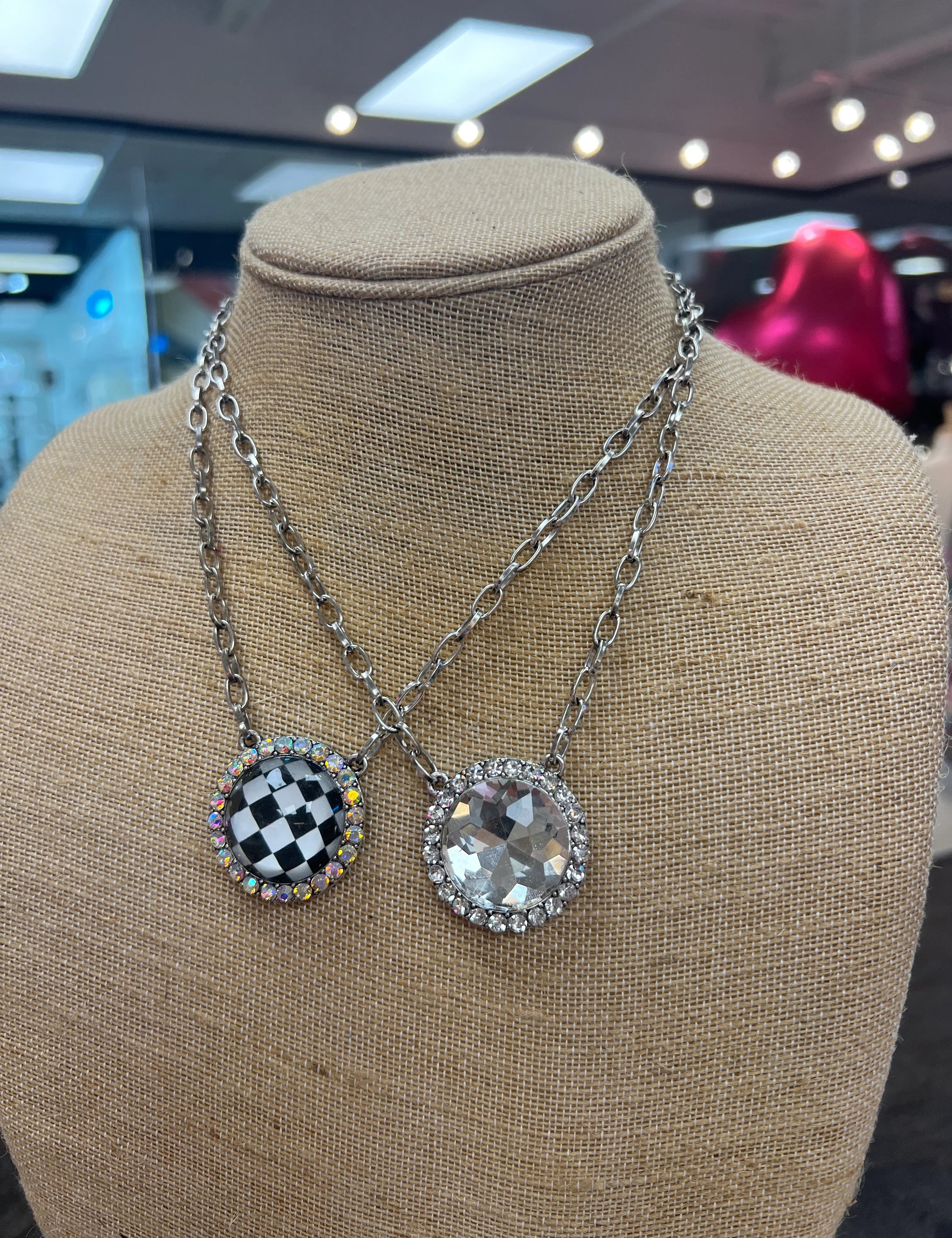 PINK PANACHE Round Statement Necklaces on Simply Obsessed