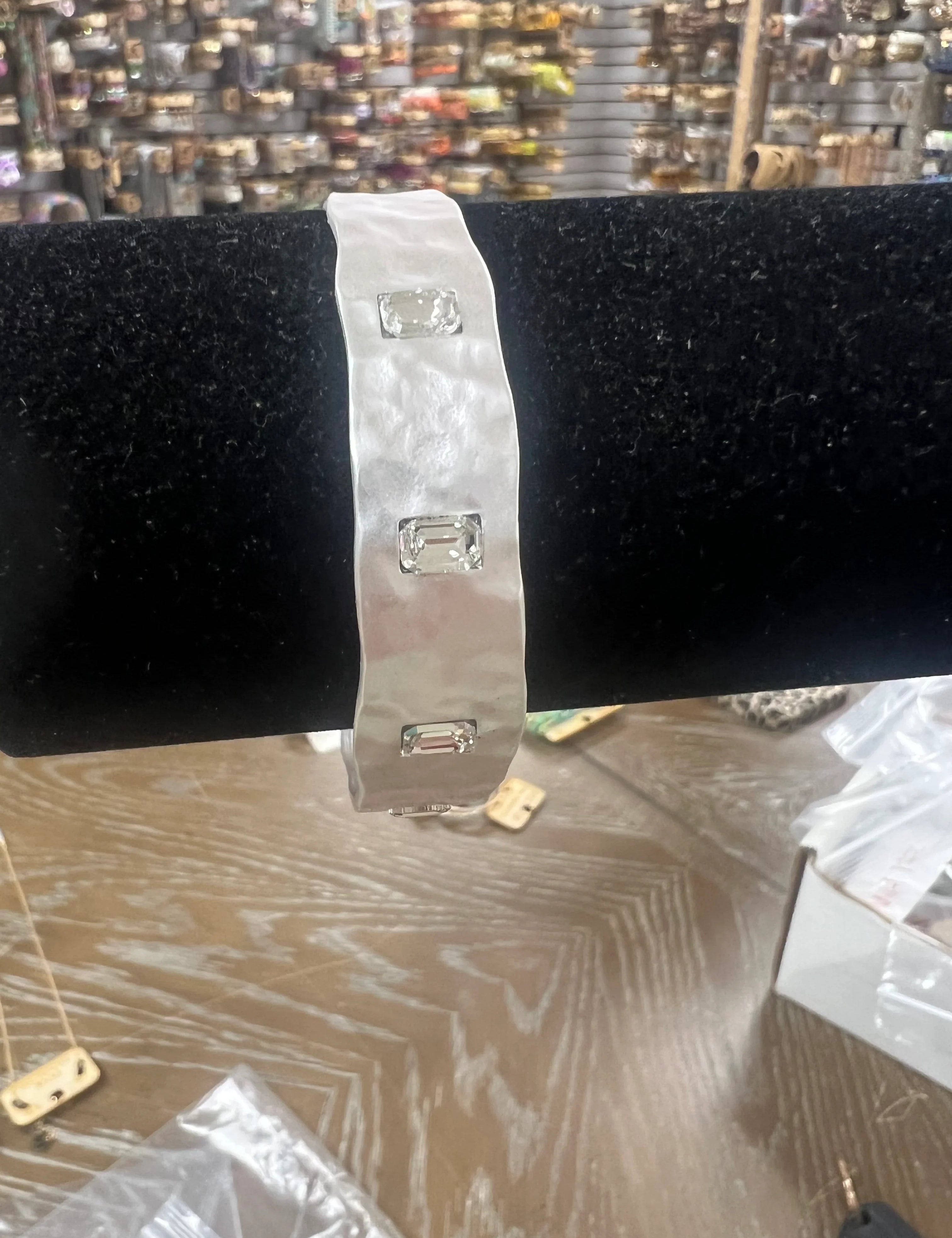 PINK PANACHE Silver Bling Bracelet on Simply Obsessed
