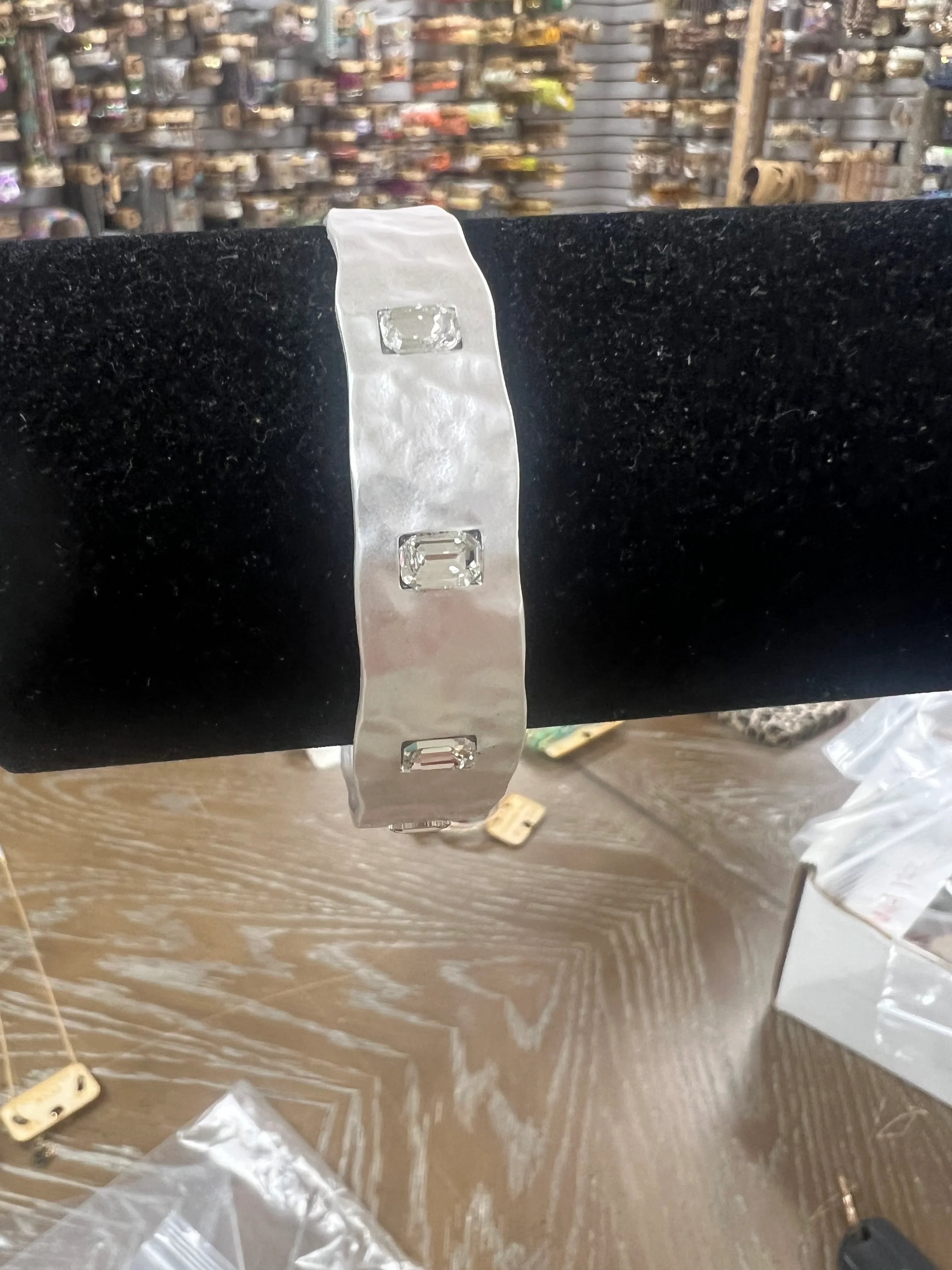 PINK PANACHE Silver Bling Bracelet on Simply Obsessed