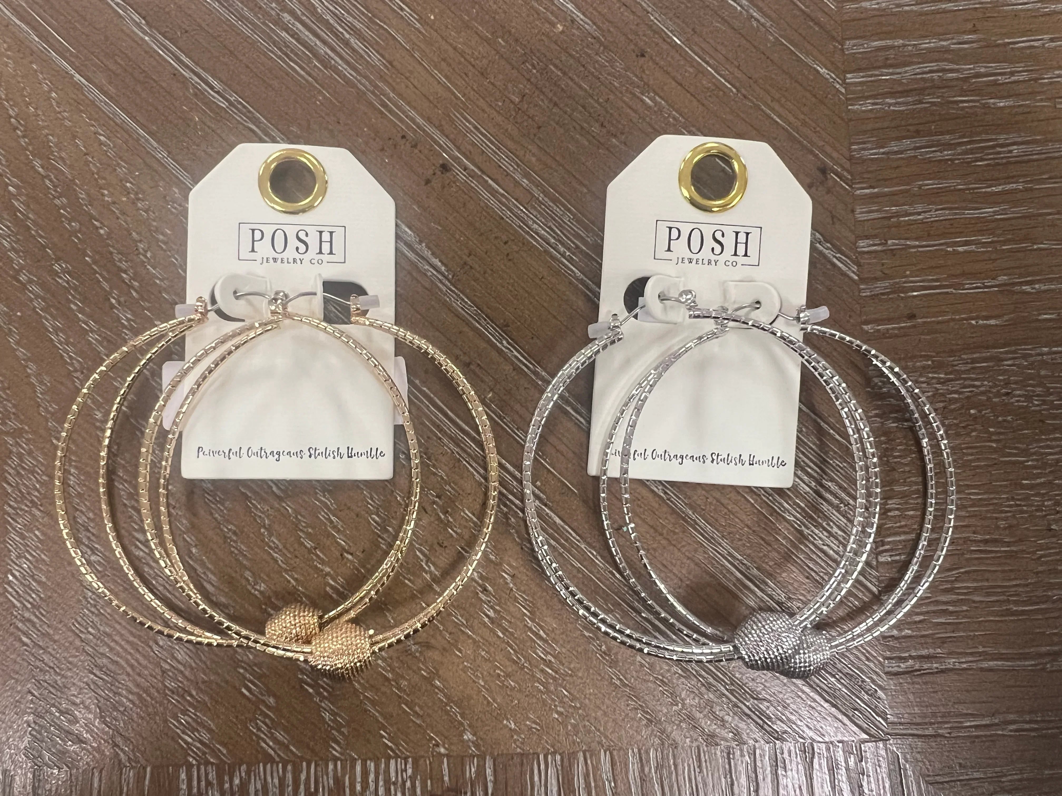 PINK PANACHE Statement Hoops on Simply Obsessed