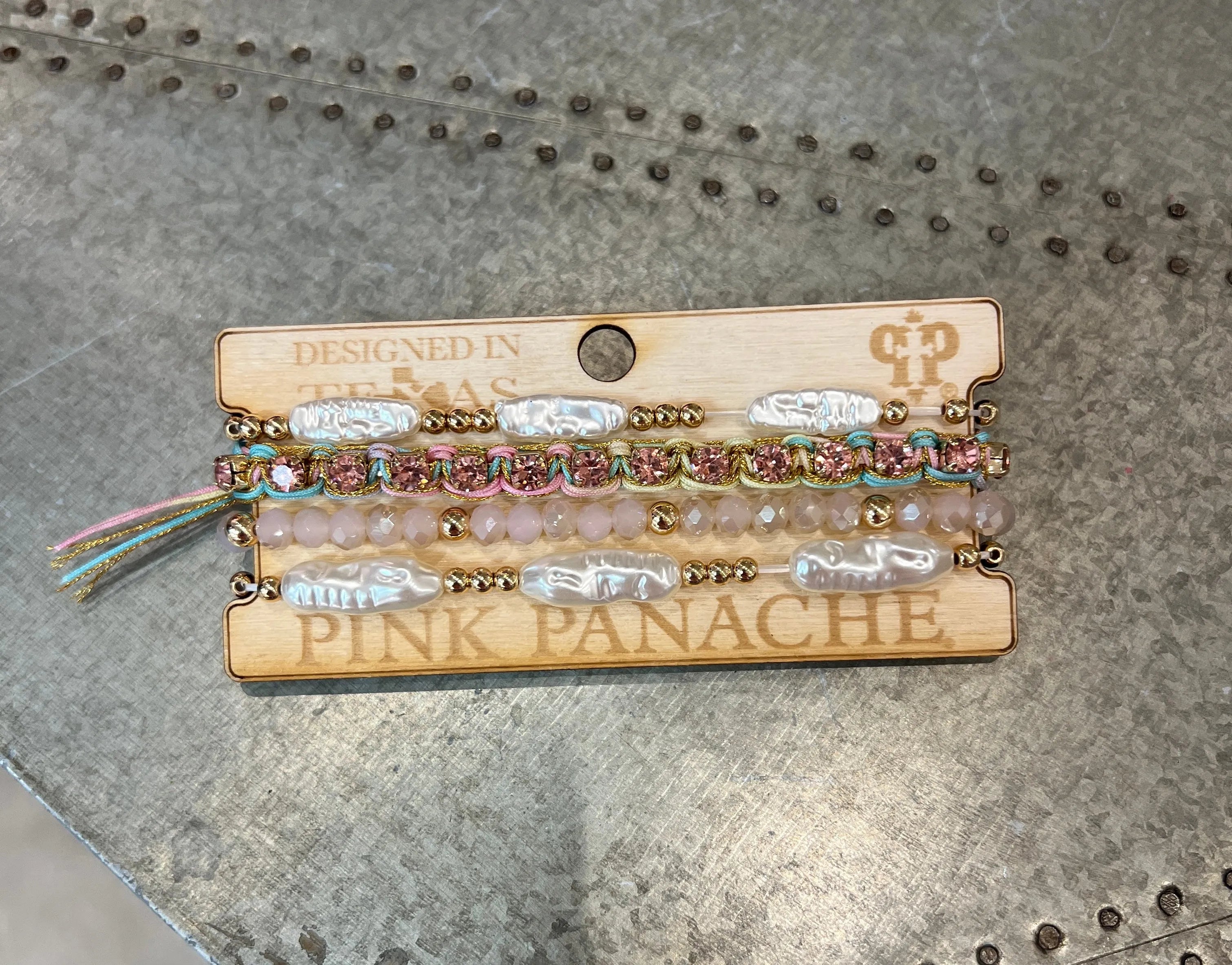 PINK PANACHE Summer Pearl Bracelet Stack on Simply Obsessed